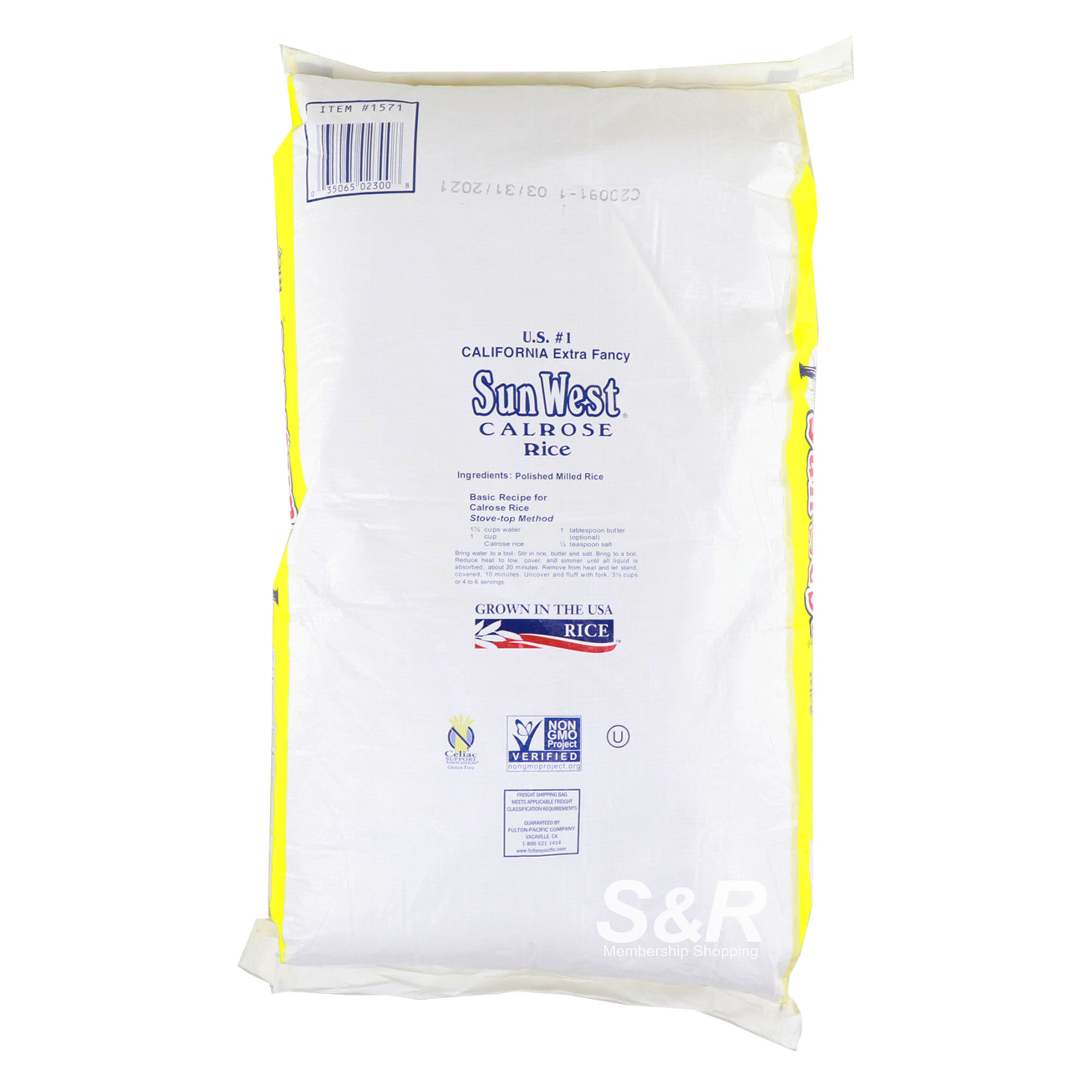 Sunwest Calrose Rice