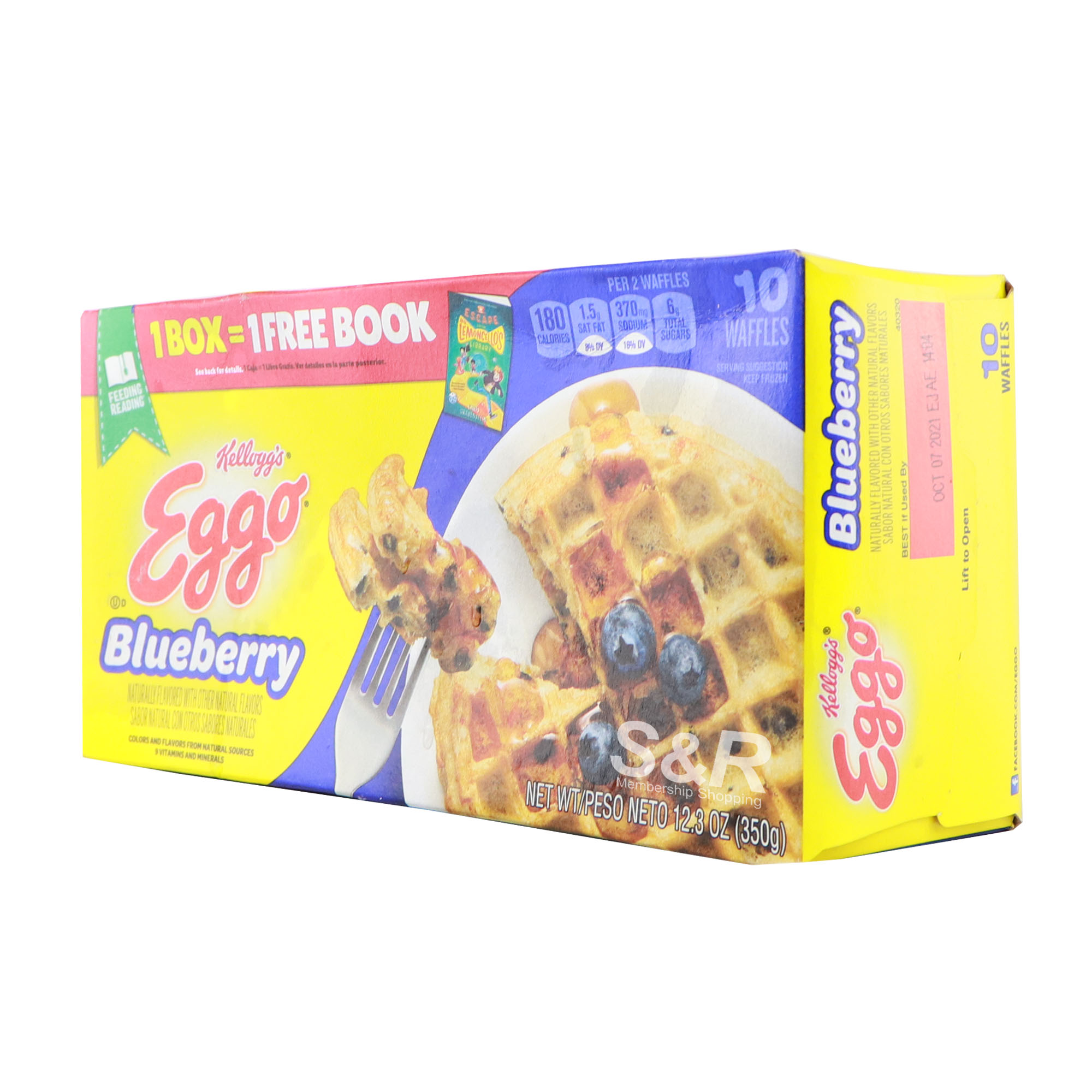 Kellogg's Eggo Blueberry Waffle 10pcs