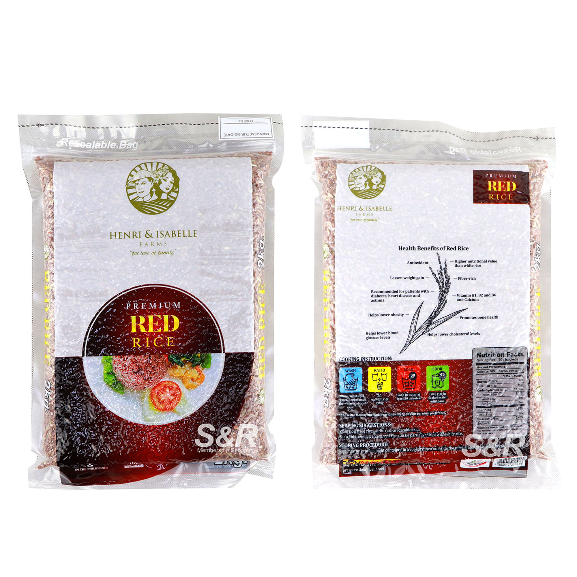 Henri & Isabelle Farms Red Rice