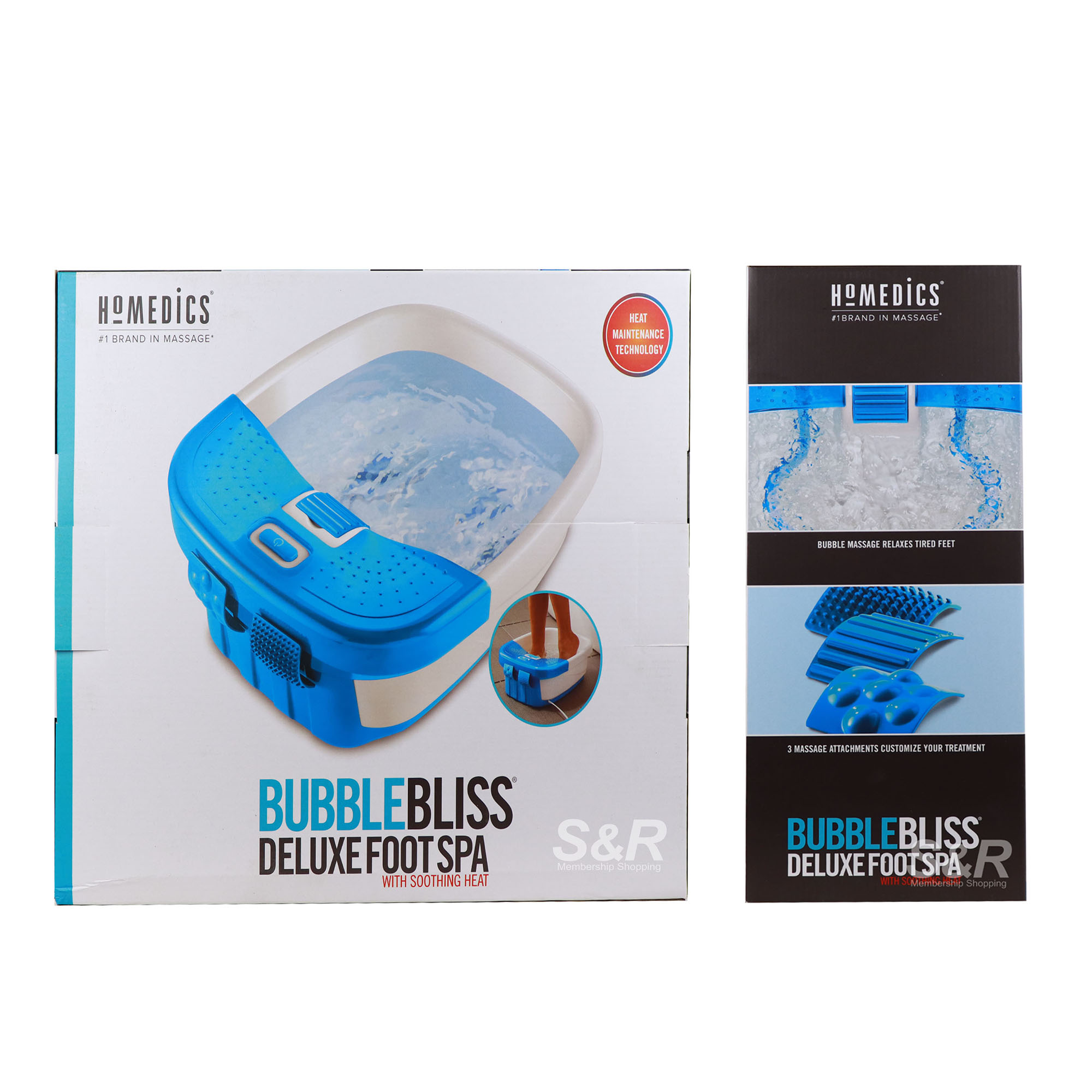 Homedics Bubblebliss Deluxe Foot Spa FB50