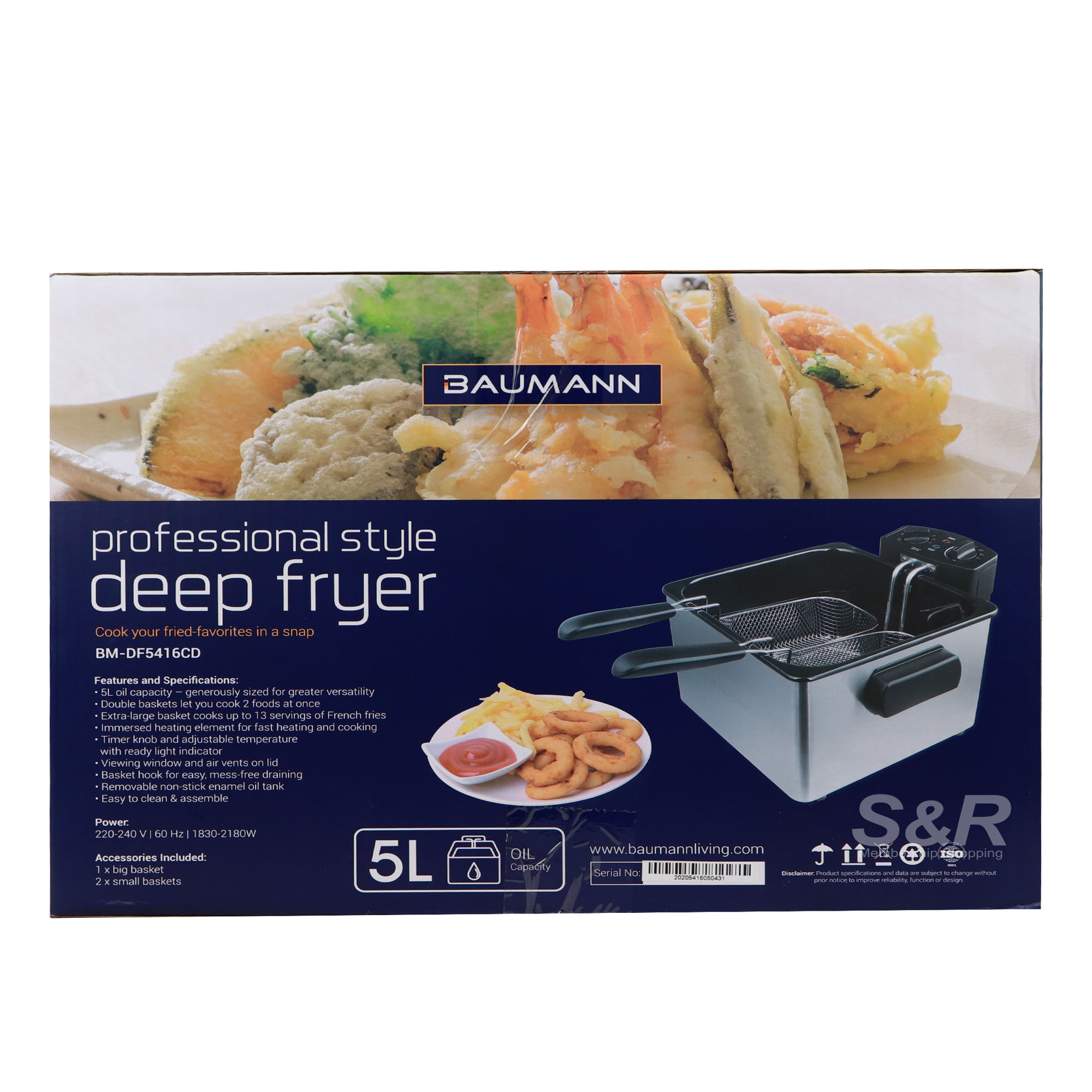 Baumann Deep Fryer