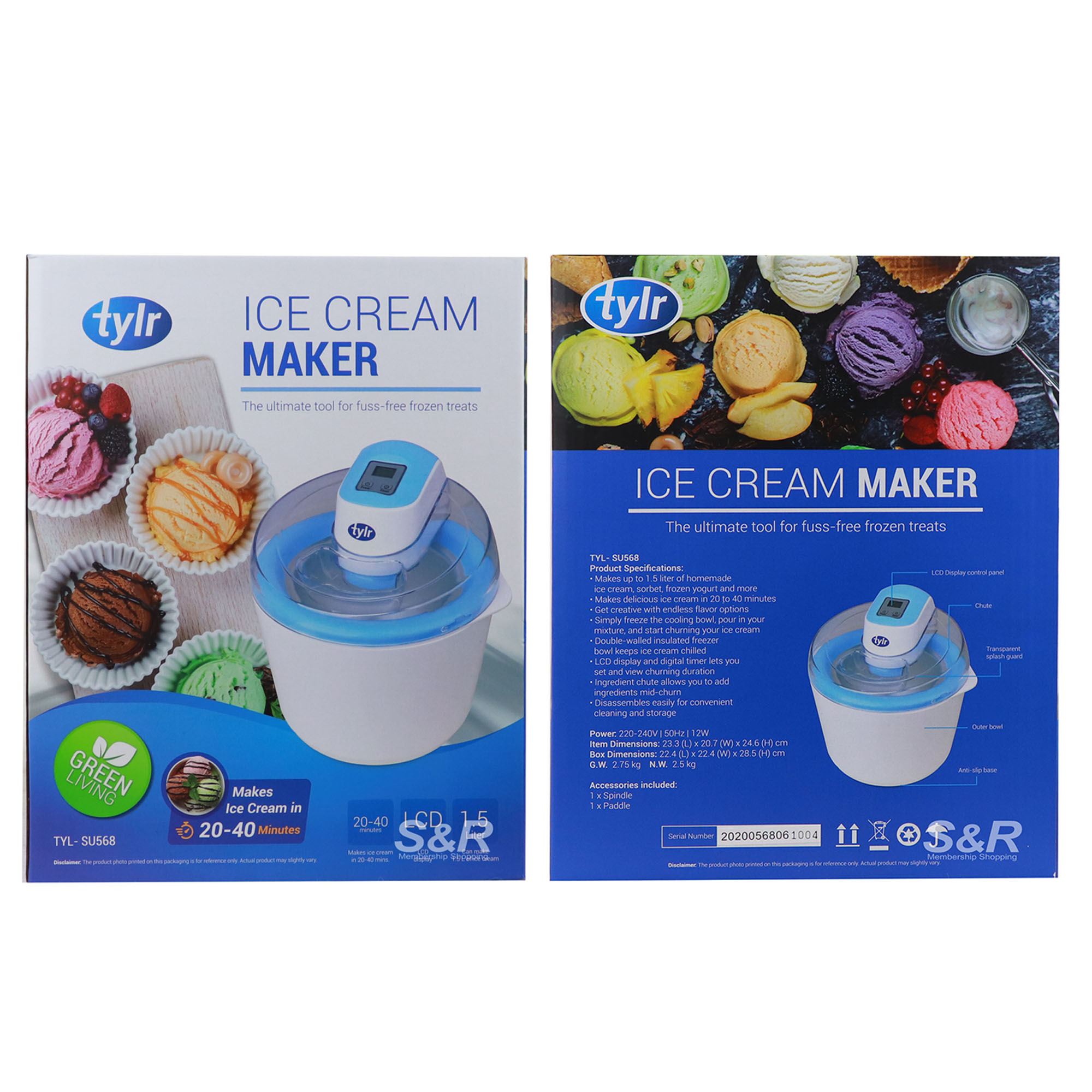 Tylr Ice Cream Maker