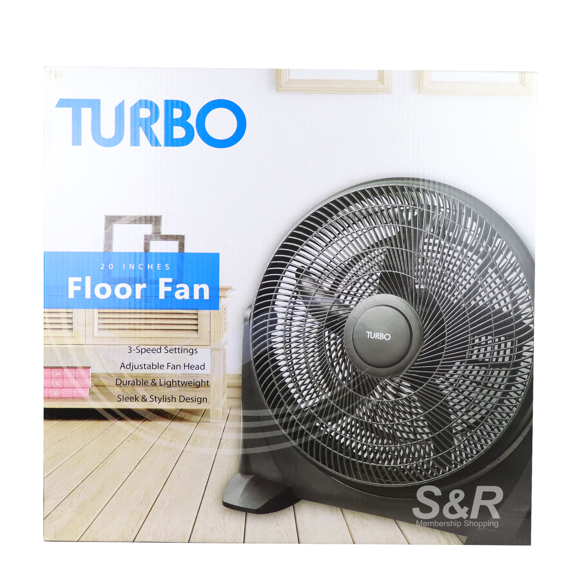 Turbo 20-inch Floor Fan TBBF-7204