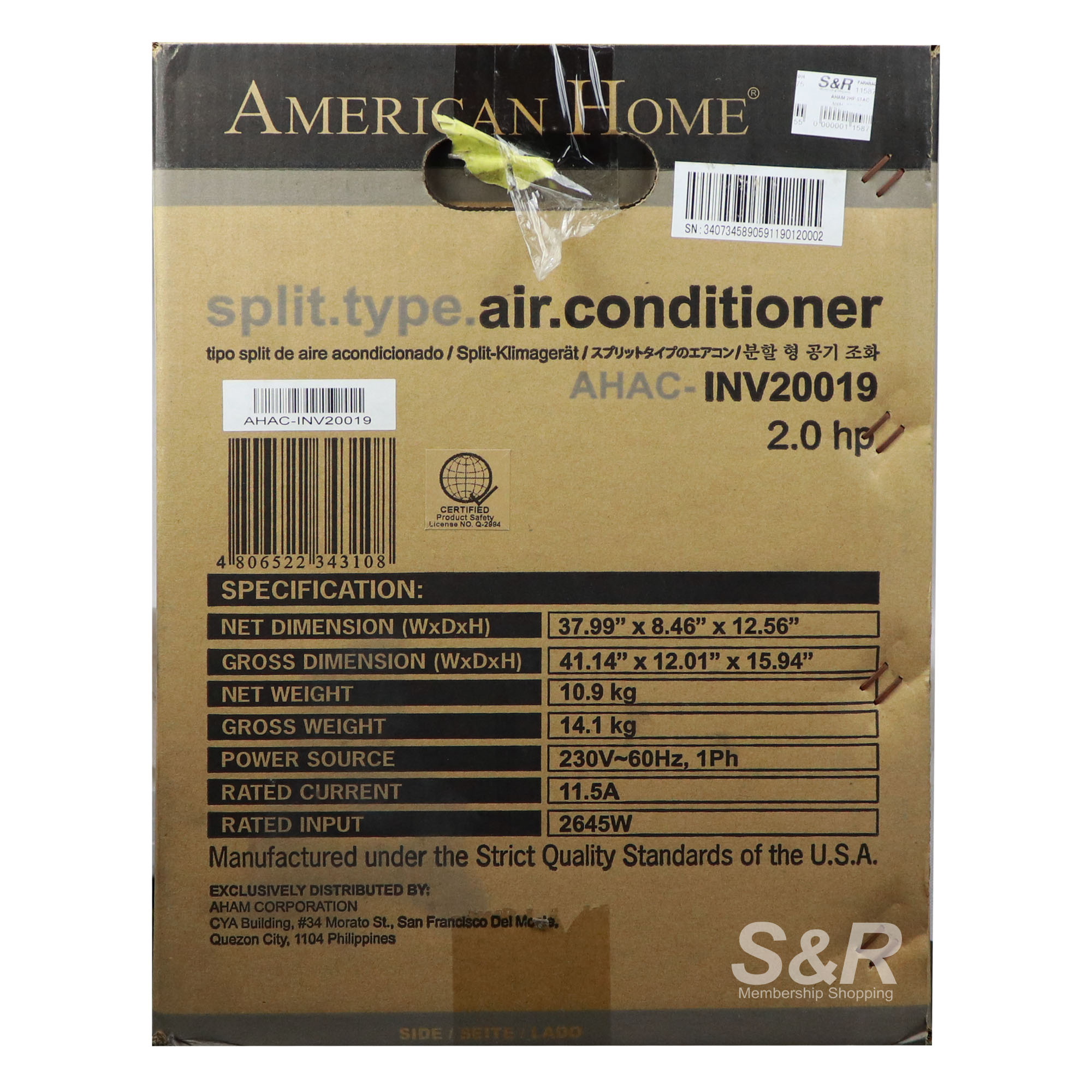 American Home Air Conditioner