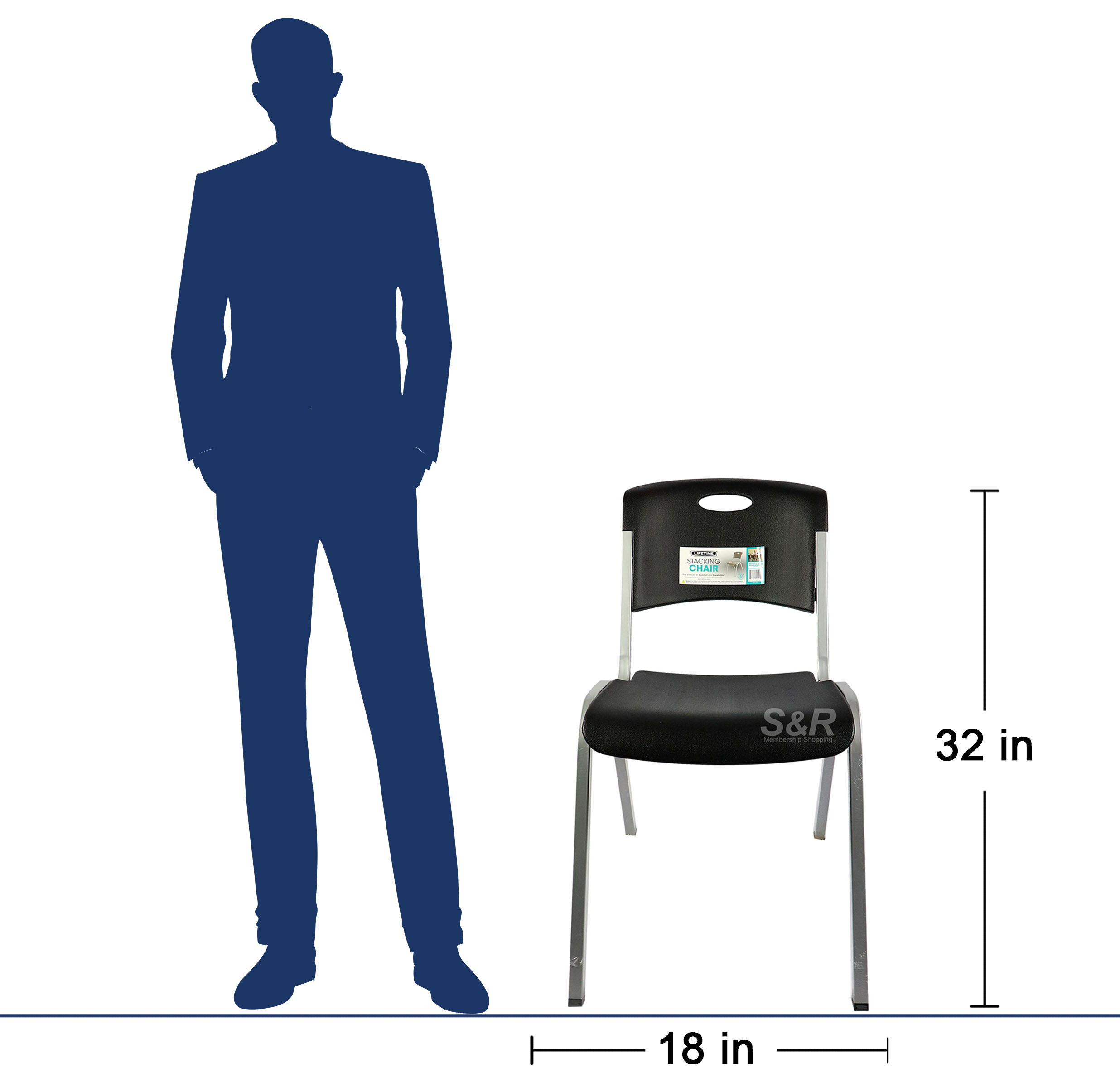 Lifetime Stackable Chair