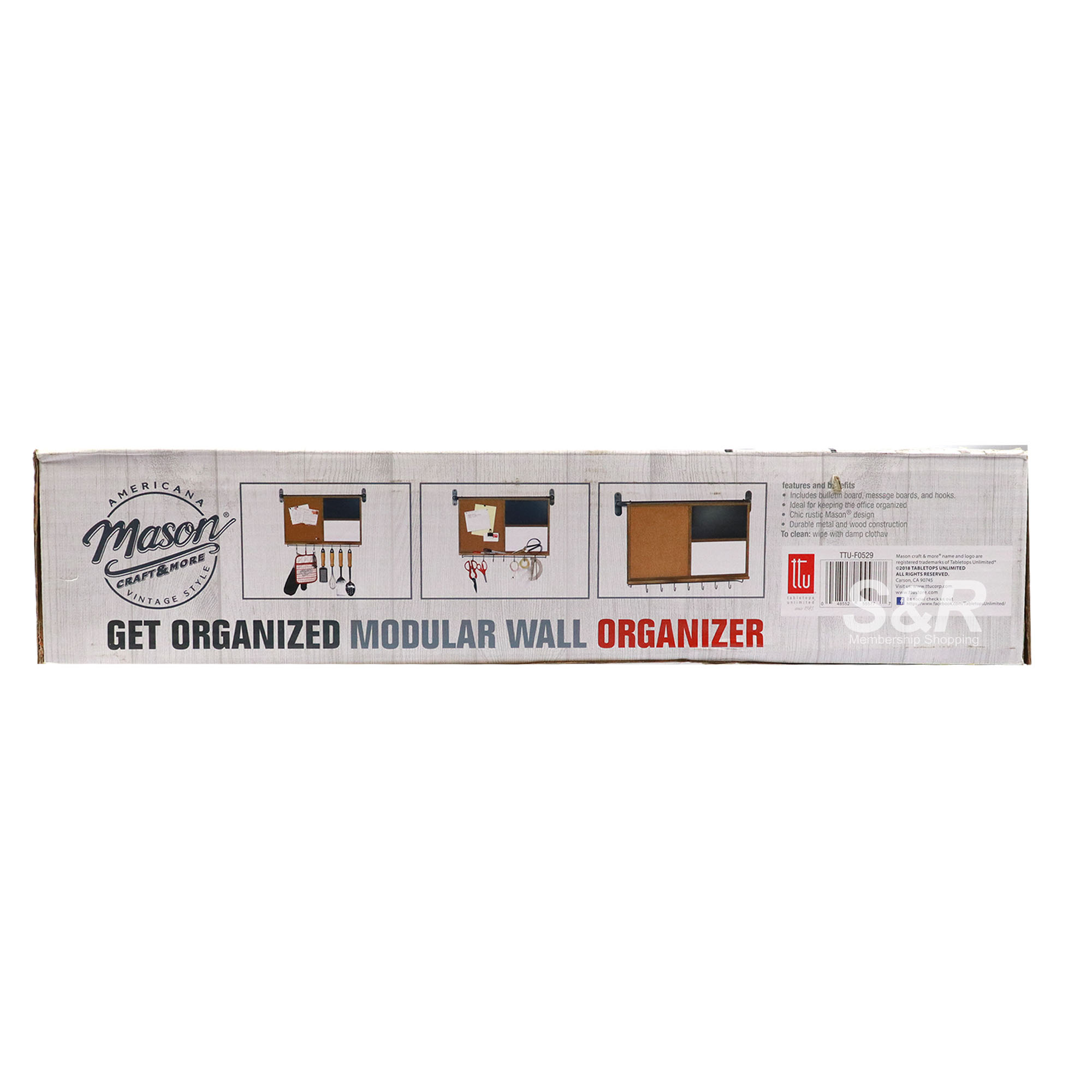 Mason Cork Board and Message Center