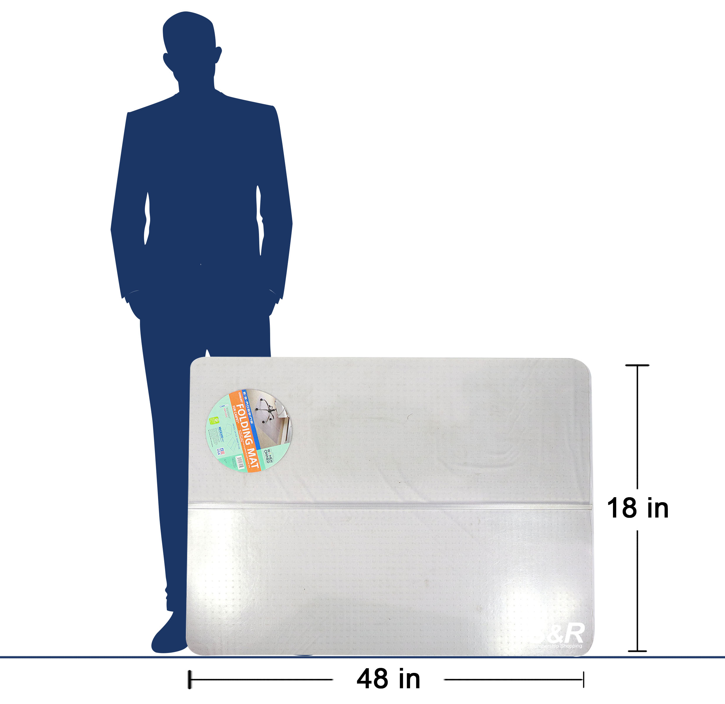 Home Republic Foldable Chair Mat 1pc