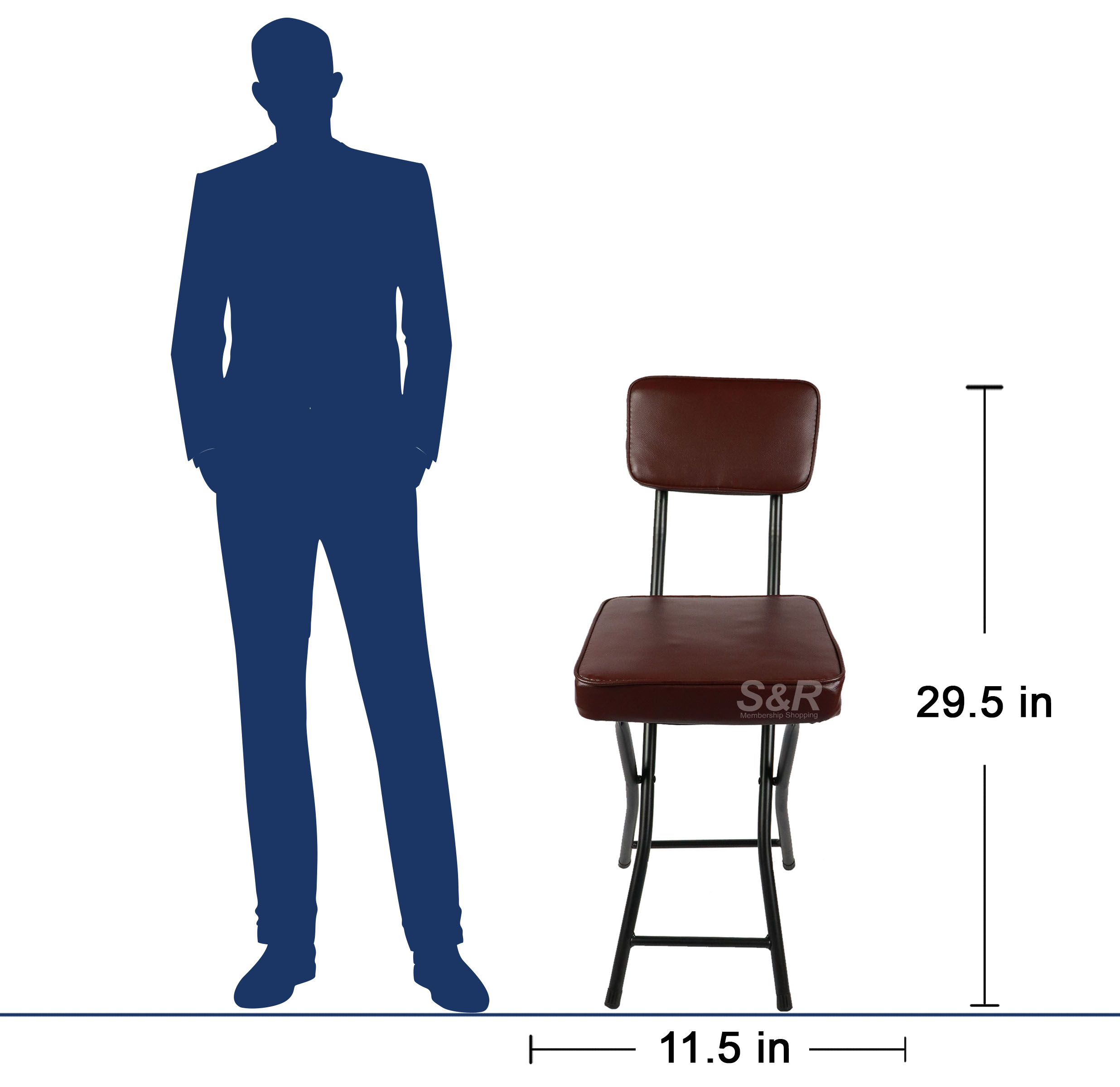 Brookline Square Folding Chair