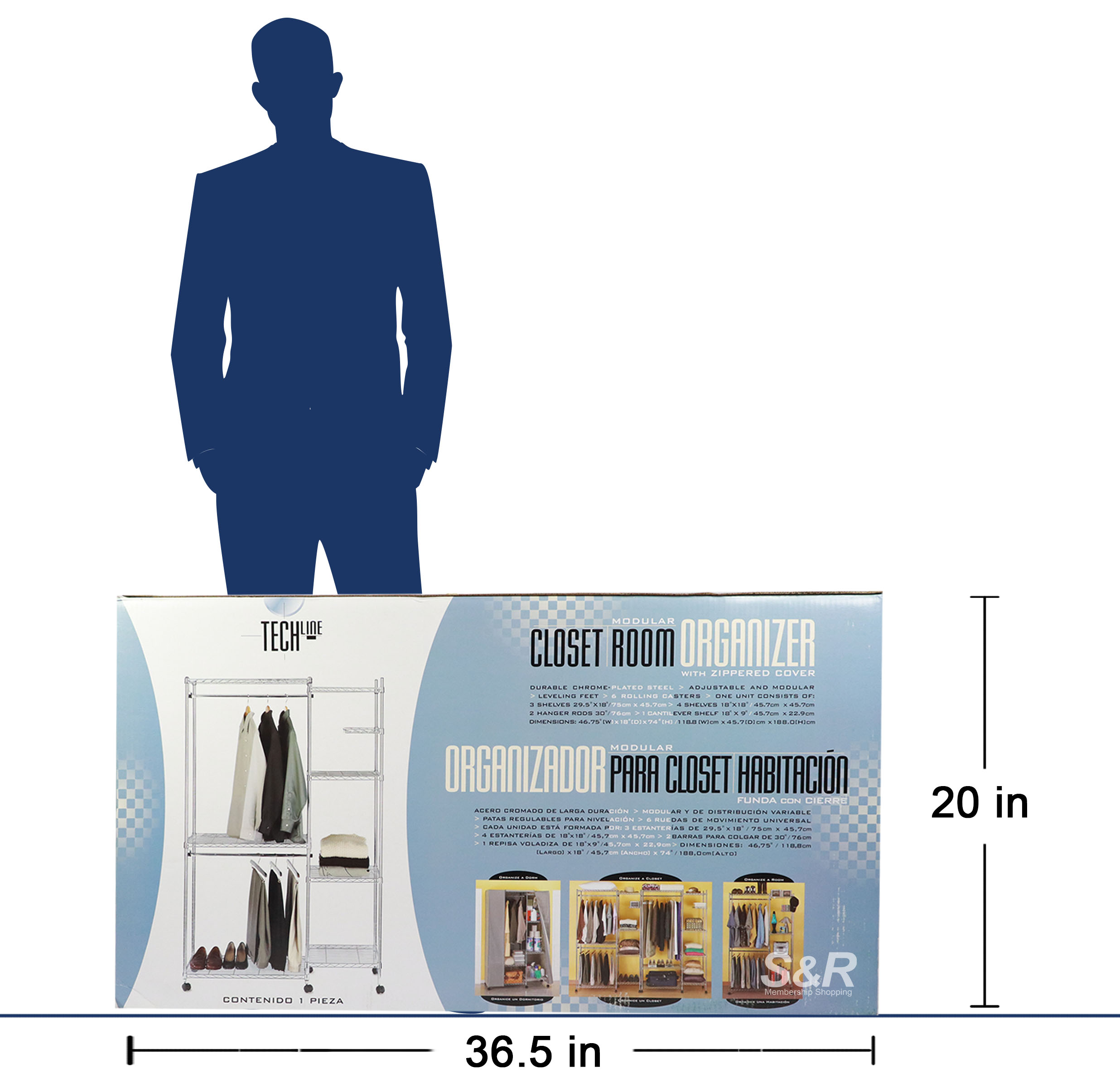 Seville Modular Closet Organizer