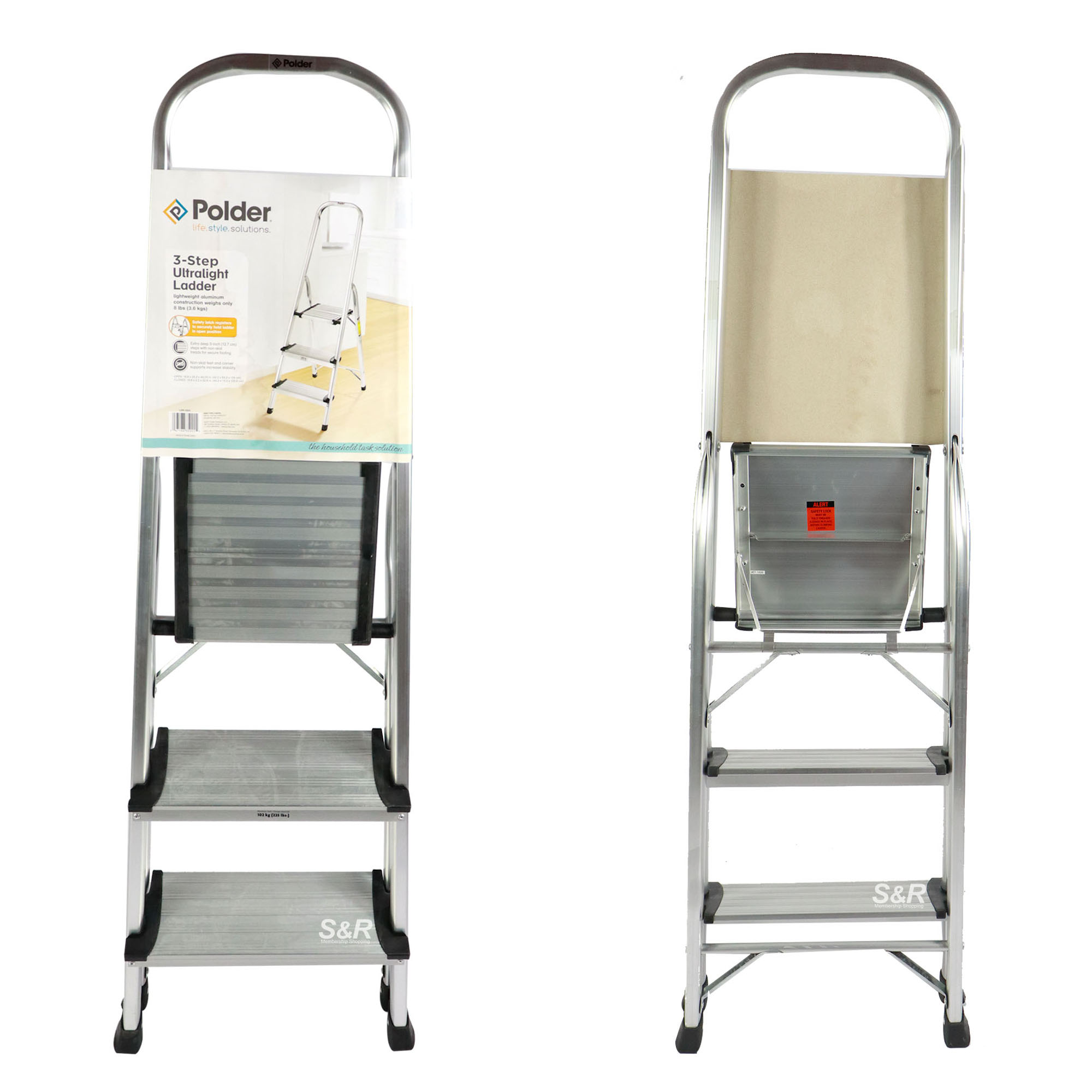 Polder 3-step Foldable Ultralight Ladder