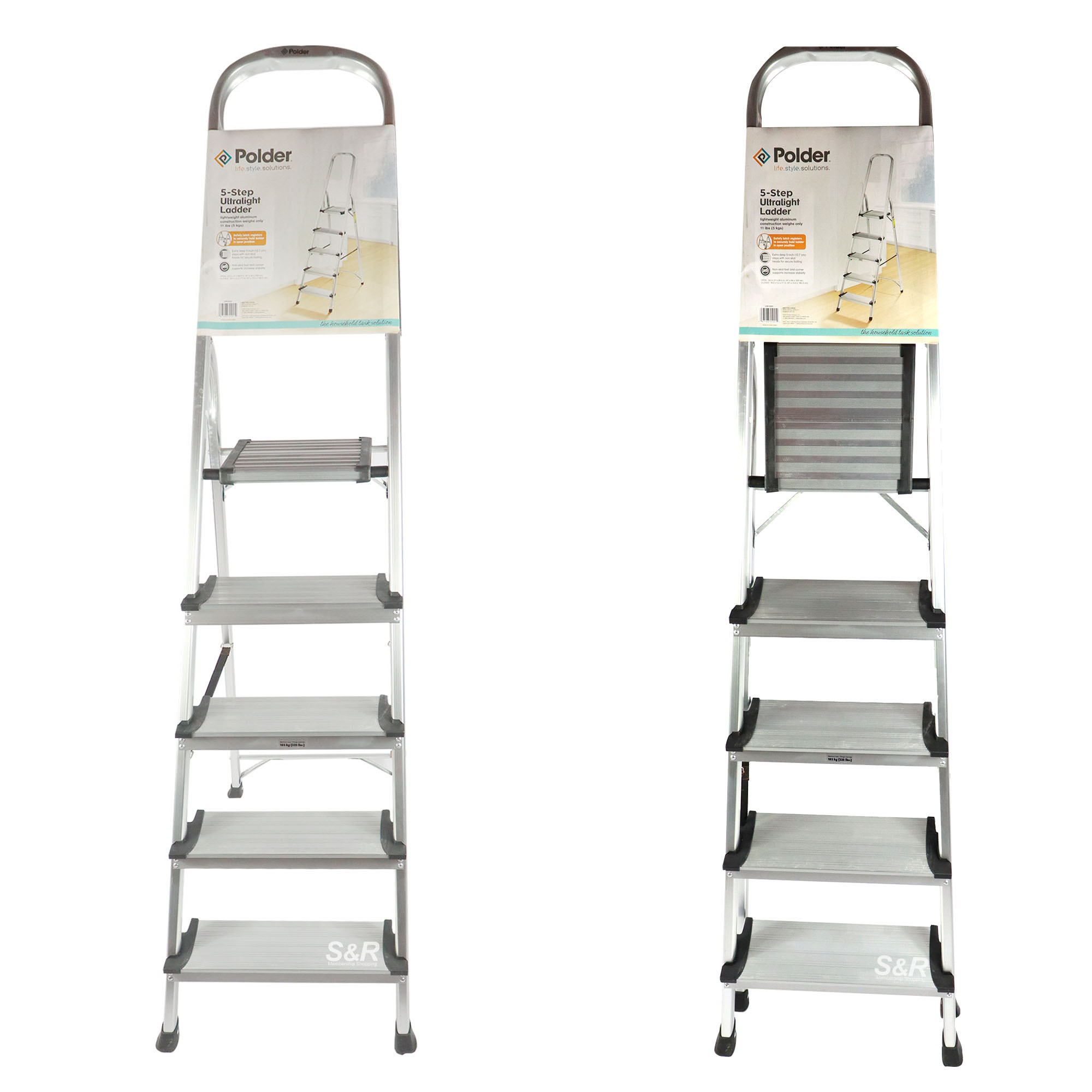 Polder 5-step Foldable Ultralight Ladder