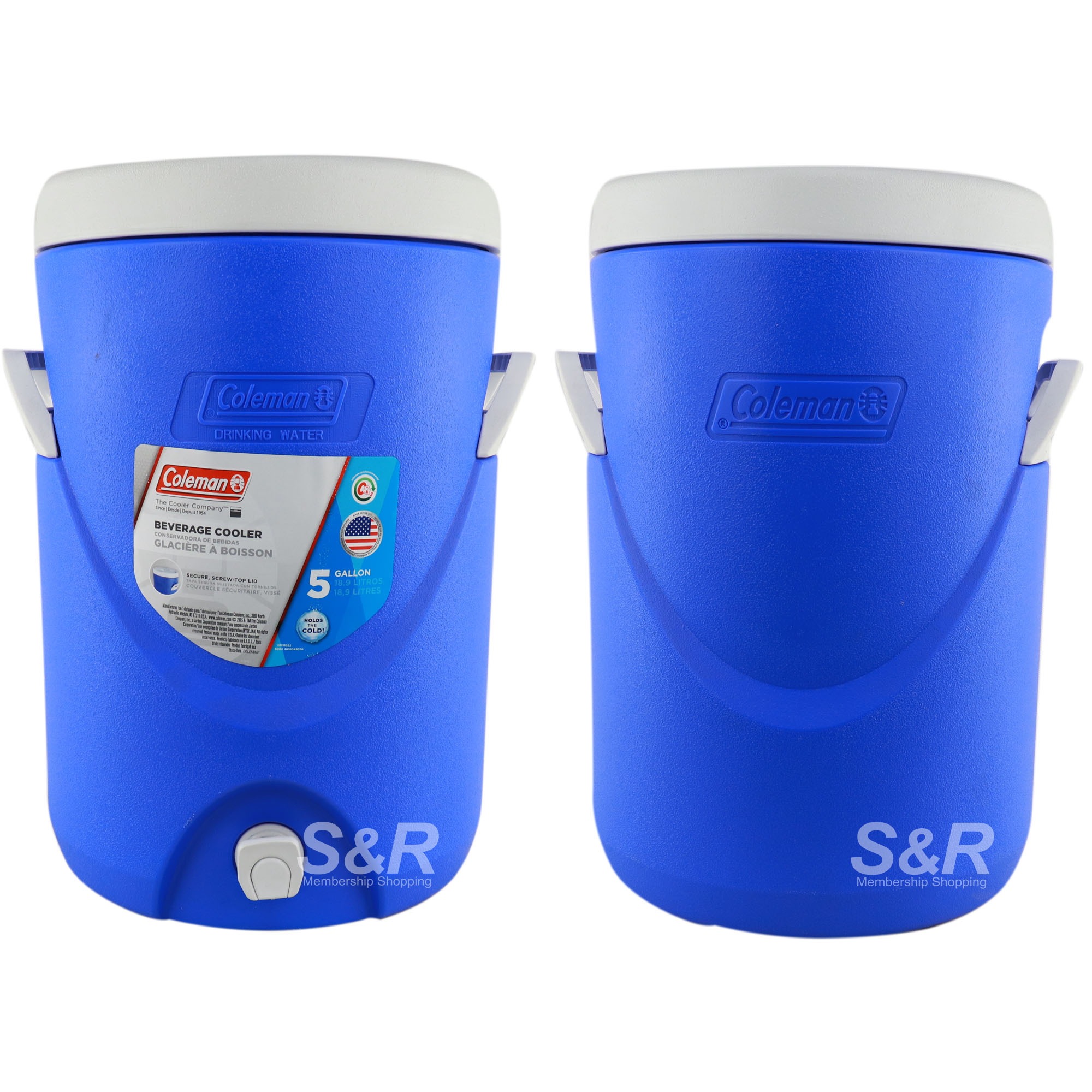 Coleman Beverage Cooler Blue 1pc