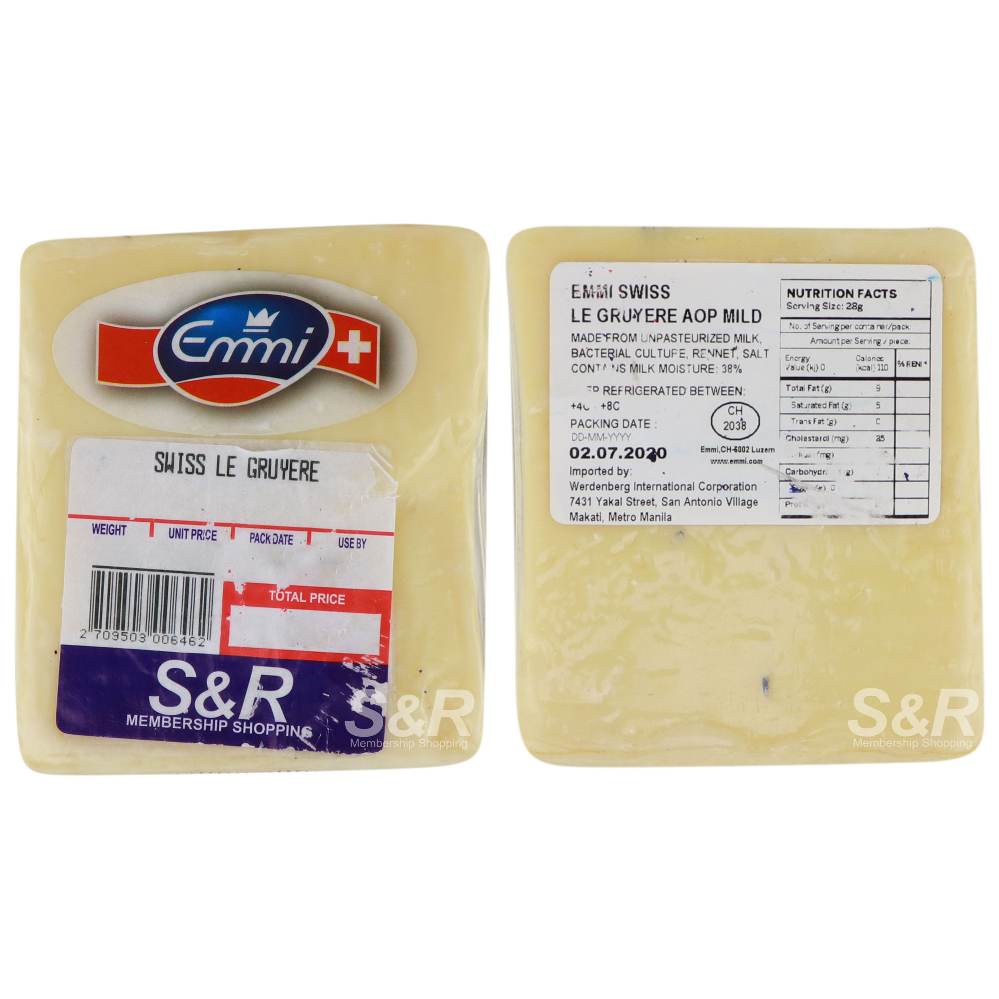 Emmi Swiss Le Gruyere Swiss Cheese approx. 700g