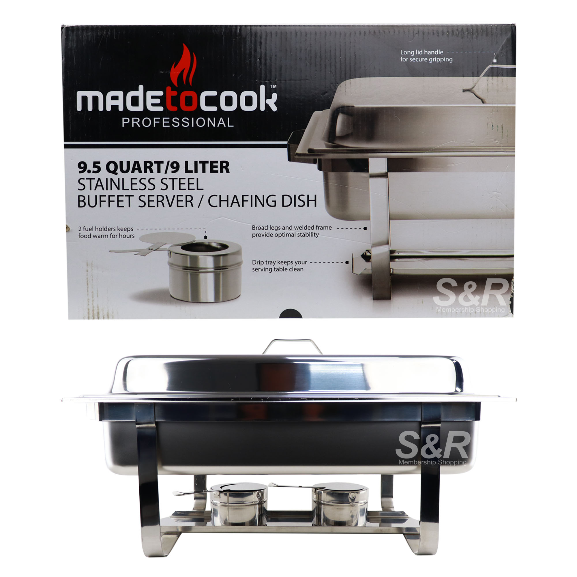 Made to Cook Stainless Steel Chafing Dish