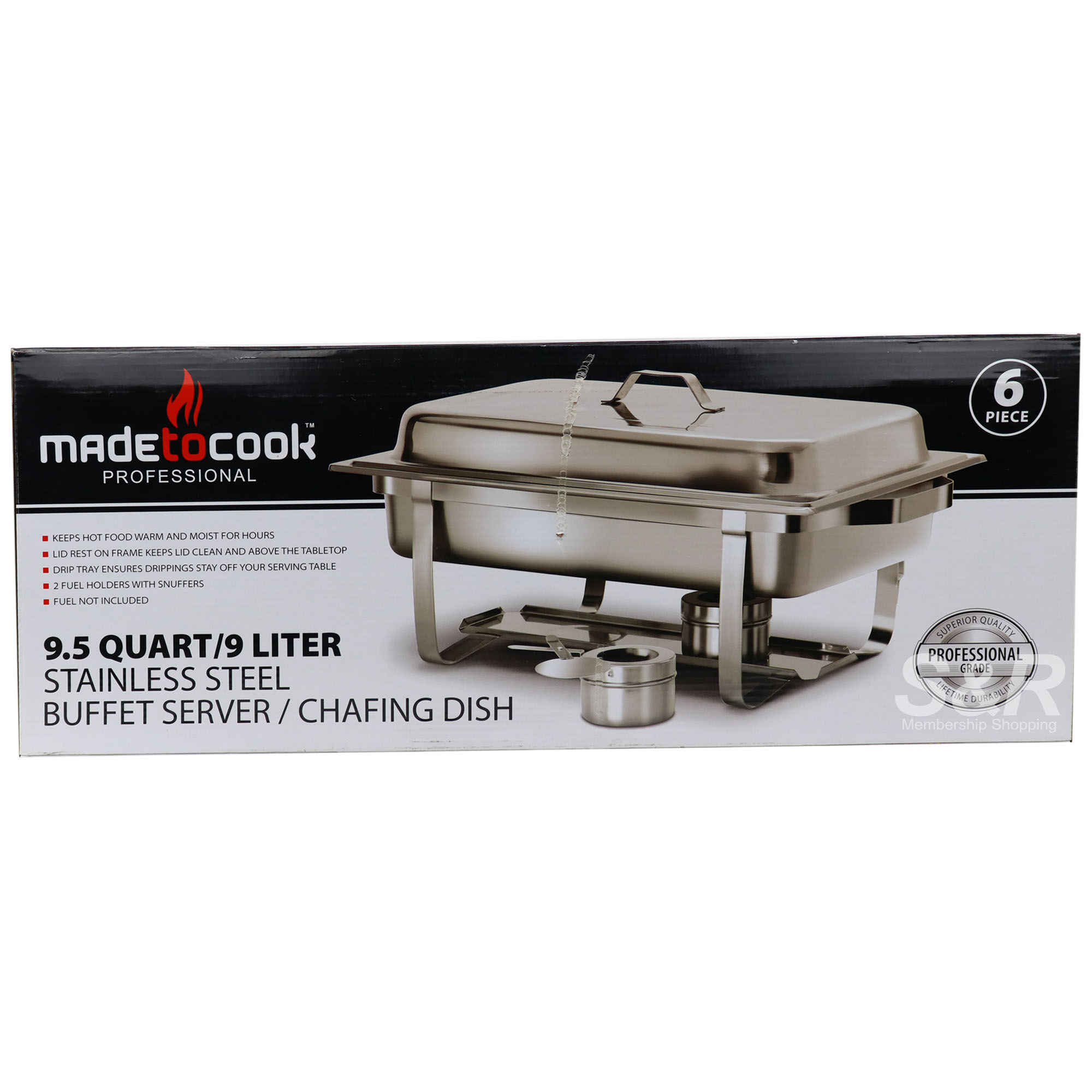 Made to Cook Stainless Steel Chafing Dish