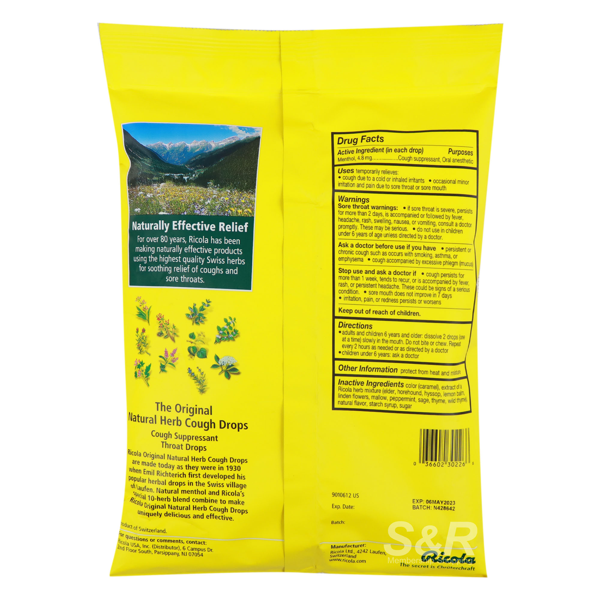 Ricola The Original Natural Herb