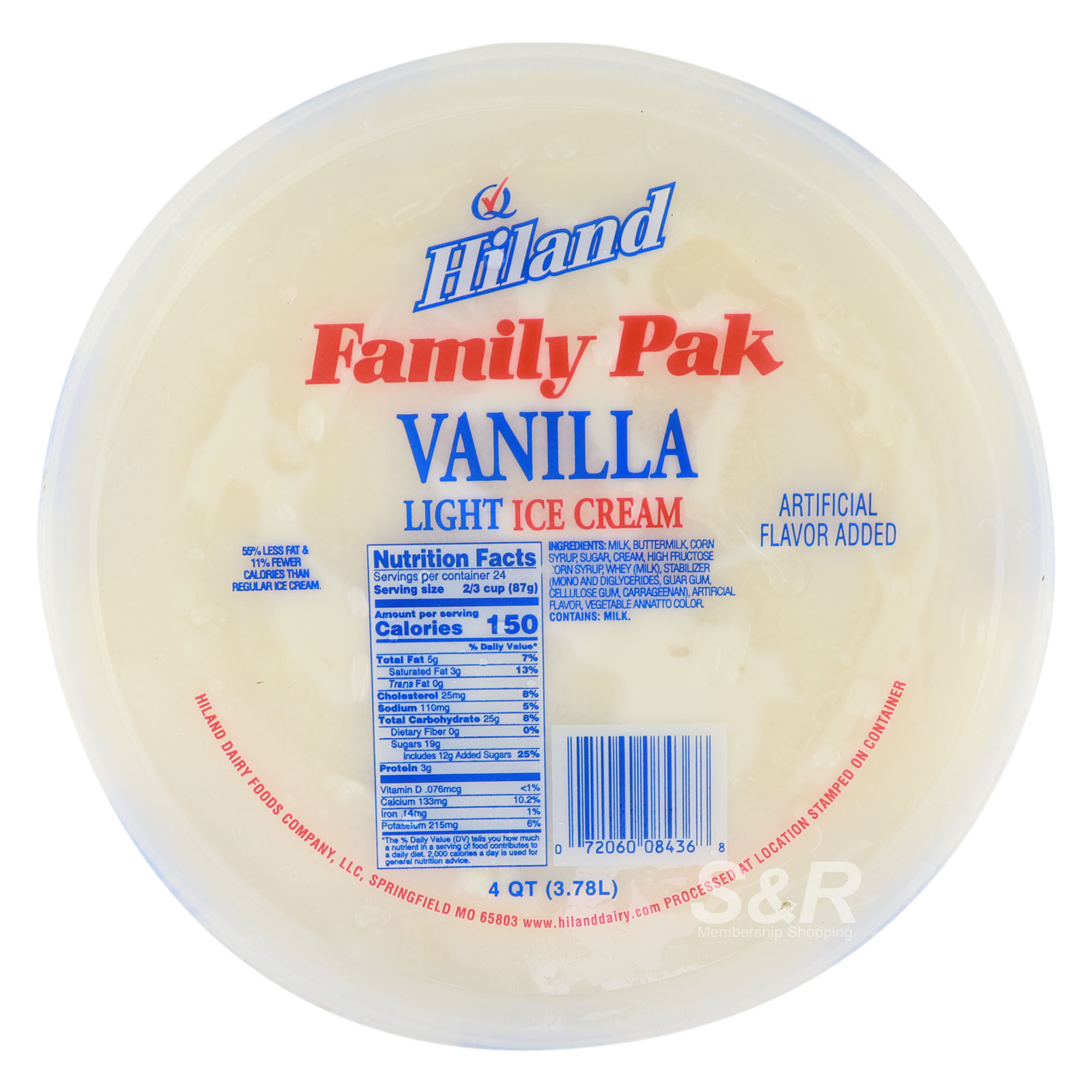 Hiland Light Ice Cream