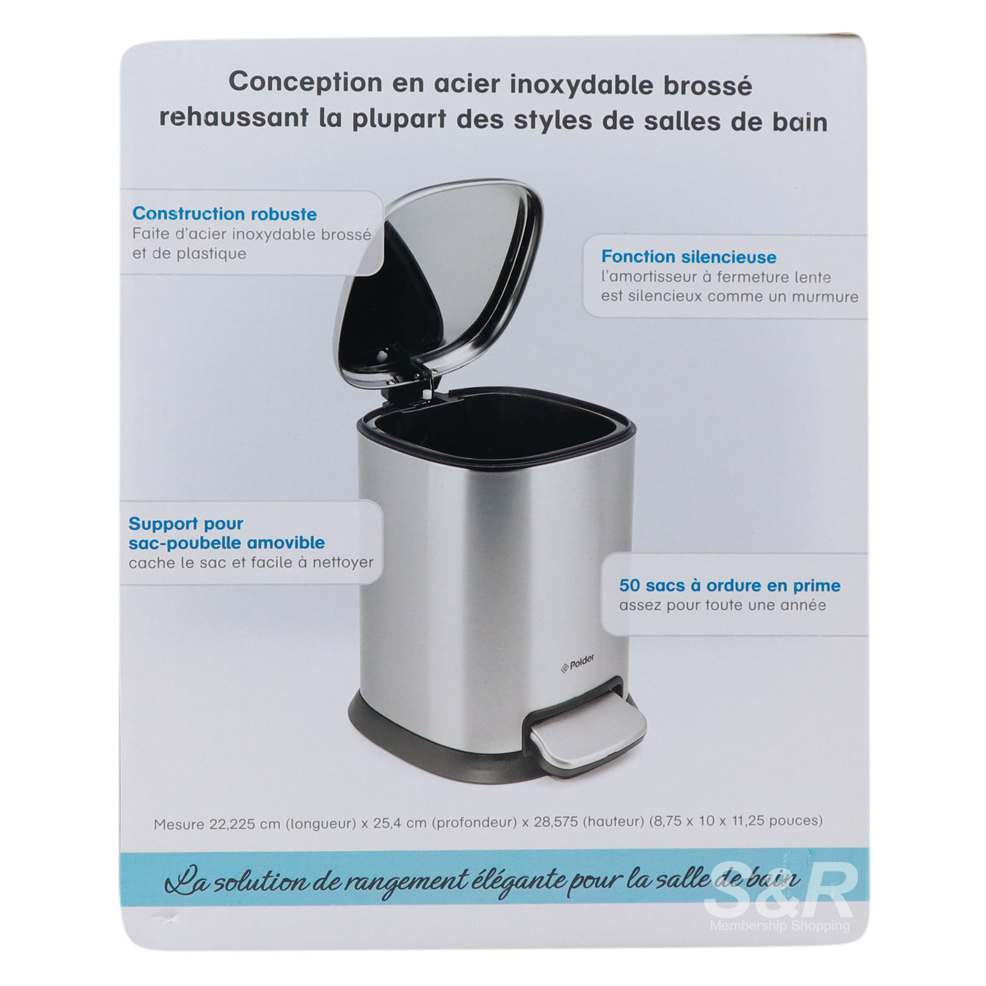 Polder 5-Liter Stainless Steel