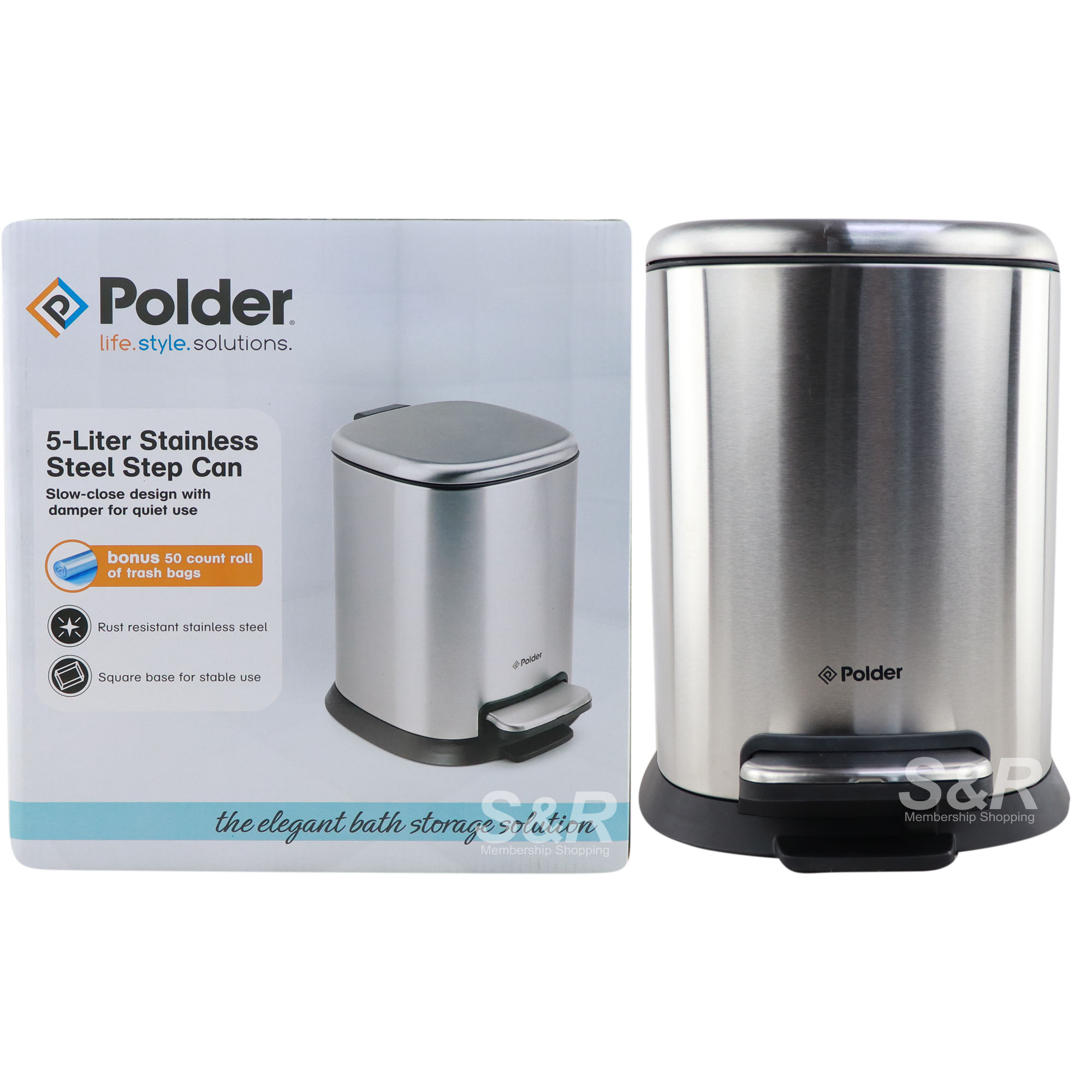 Polder 5-Liter Stainless Steel