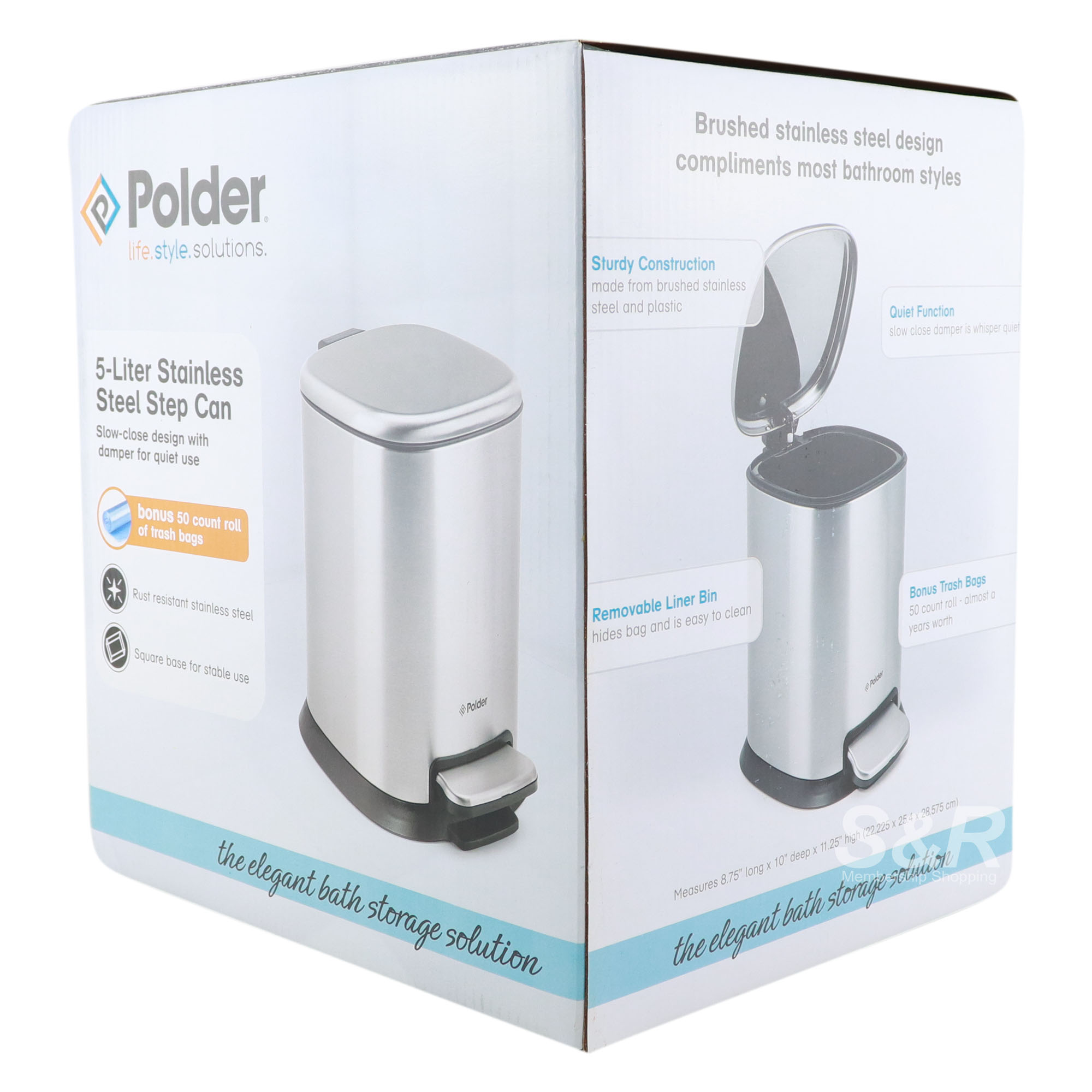 Polder 5-Liter Stainless Steel