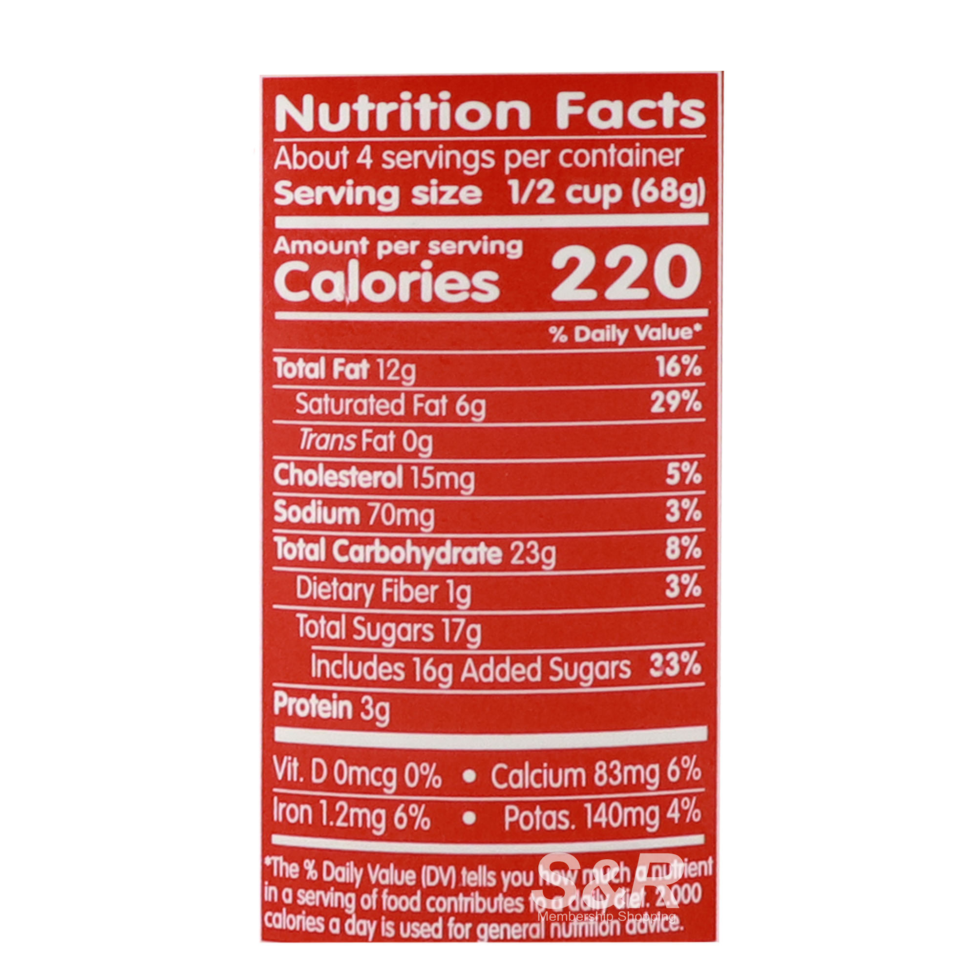 Lotus Biscoff Chocolate Chip Ice Cream 460mL