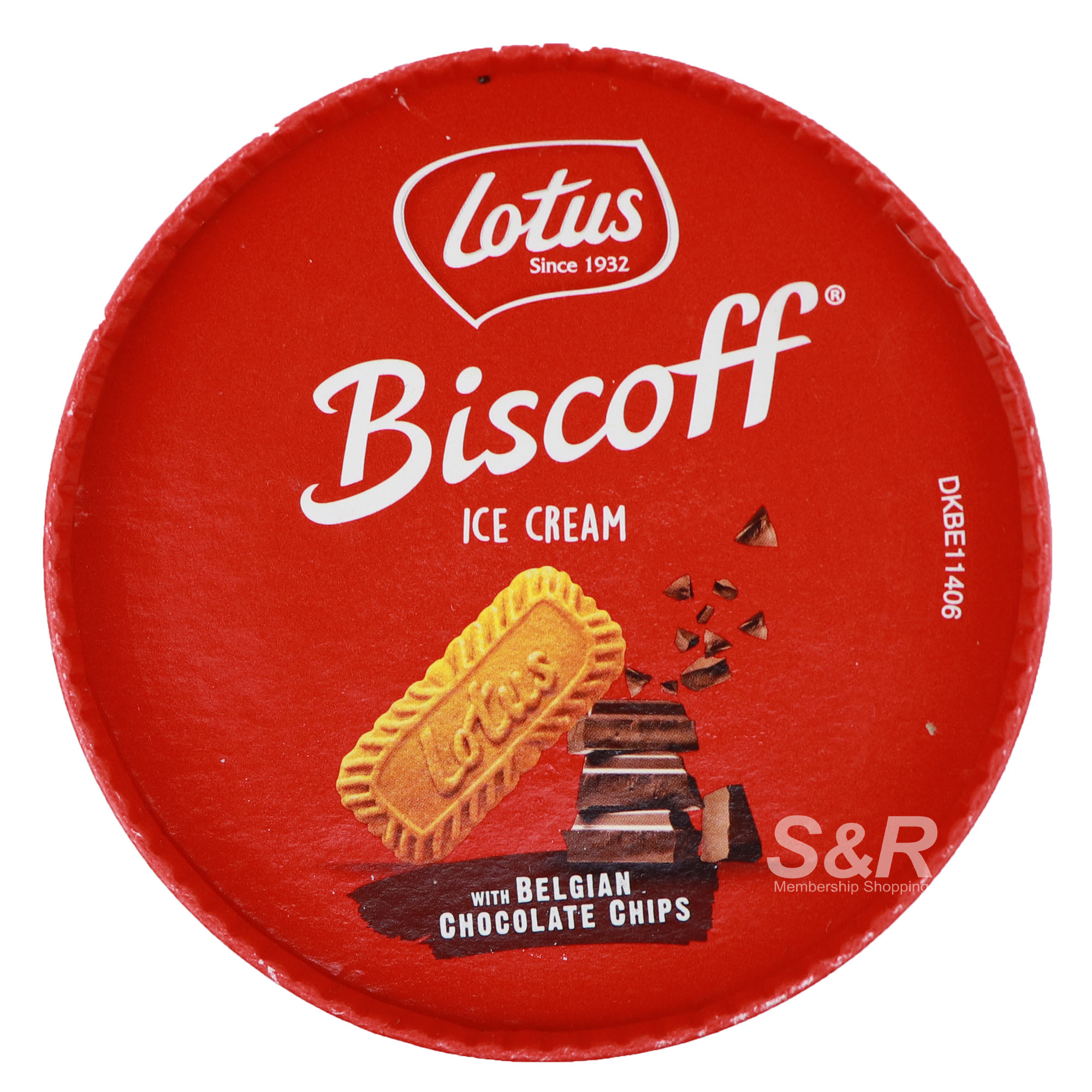 Lotus Biscoff Chocolate Chip Ice Cream 460mL