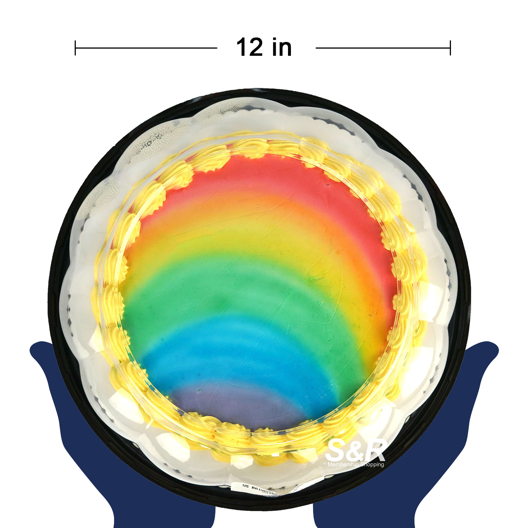 S&R Rainbow Cake