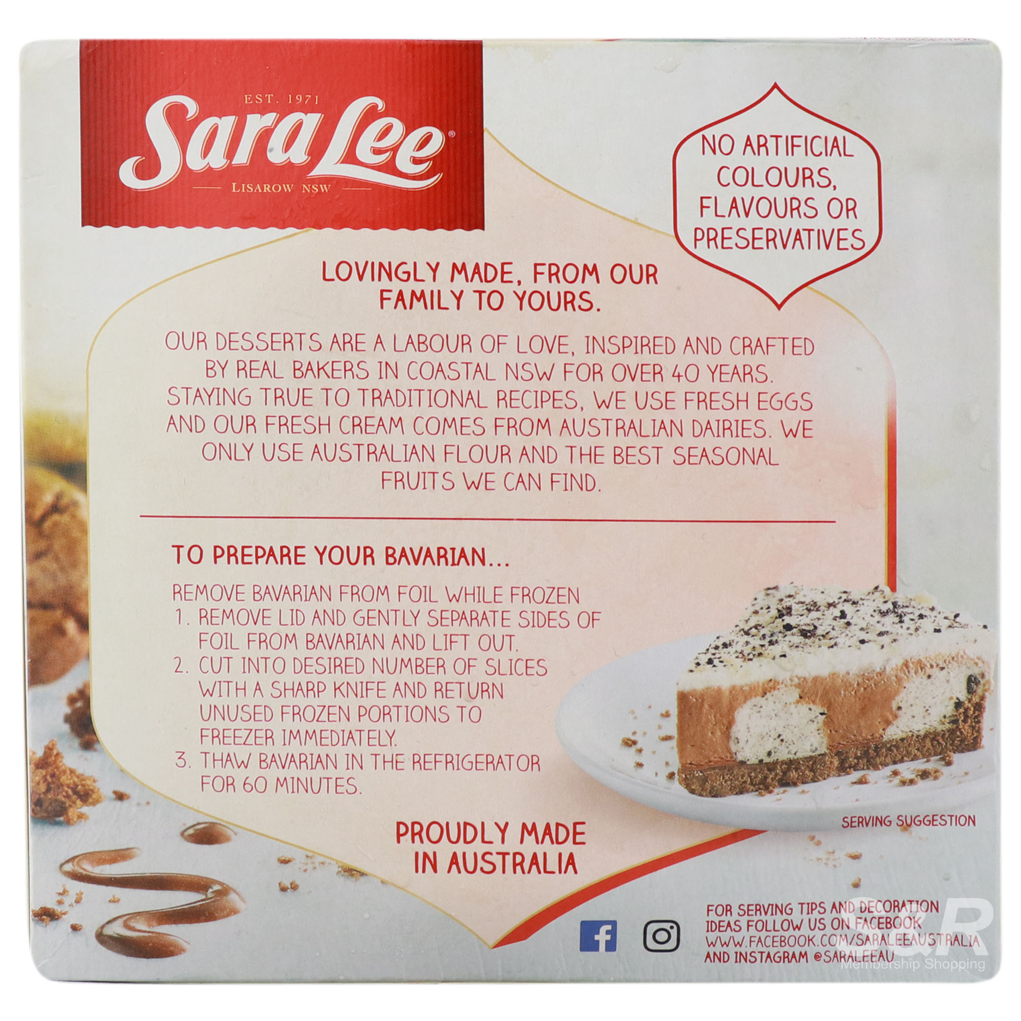 Sara Lee Cookies ‘N Cream