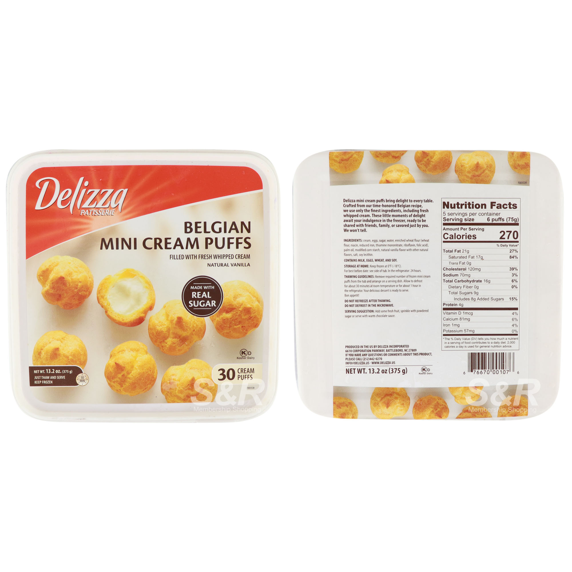 De Lizza Belgian Puffs