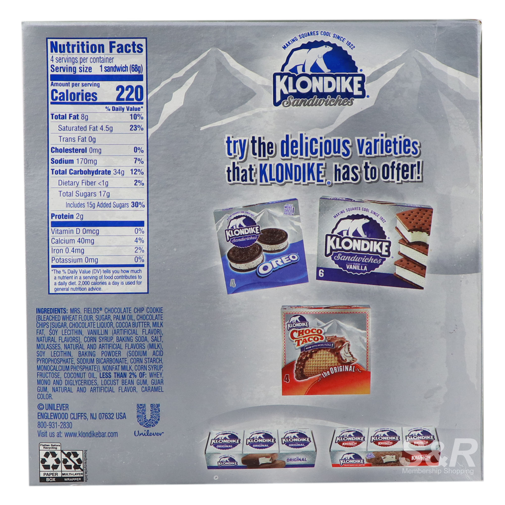 Klondike Sandwiches