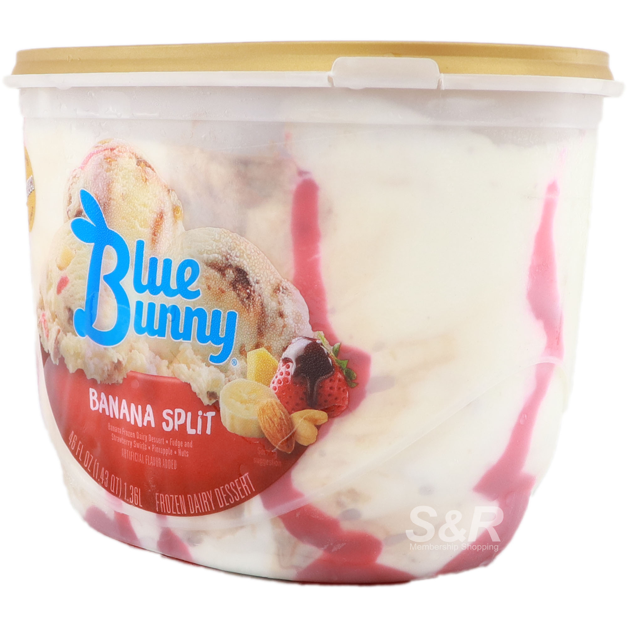 Blue Bunny Banana Split