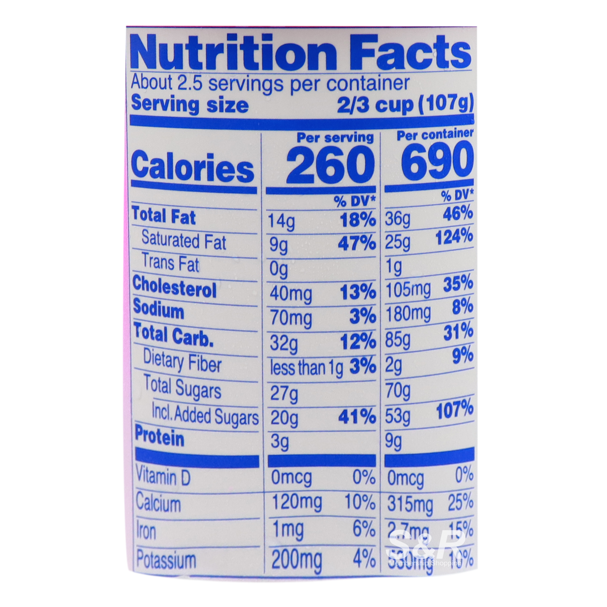 Baskin Robbins Ice Cream Love Potion 31 Flavor 414mL