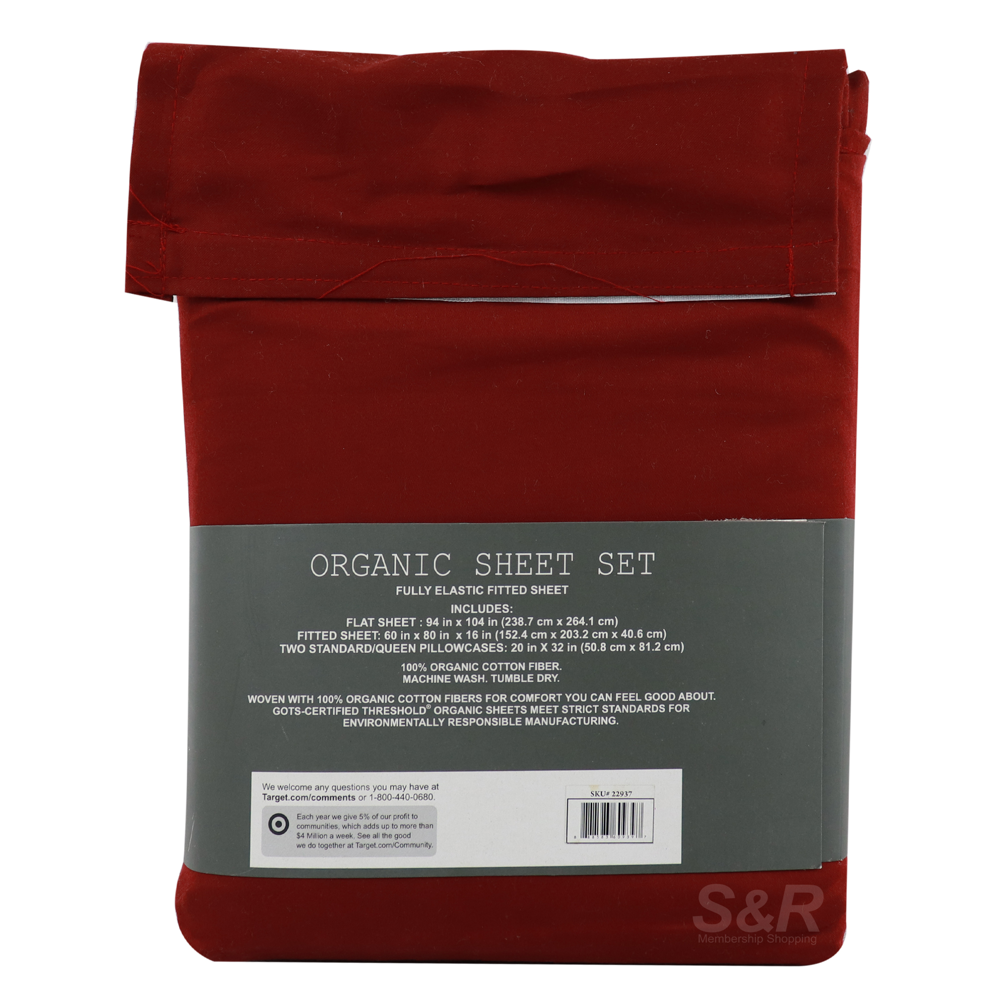 Threshold Organic Queen Sheet 1 set