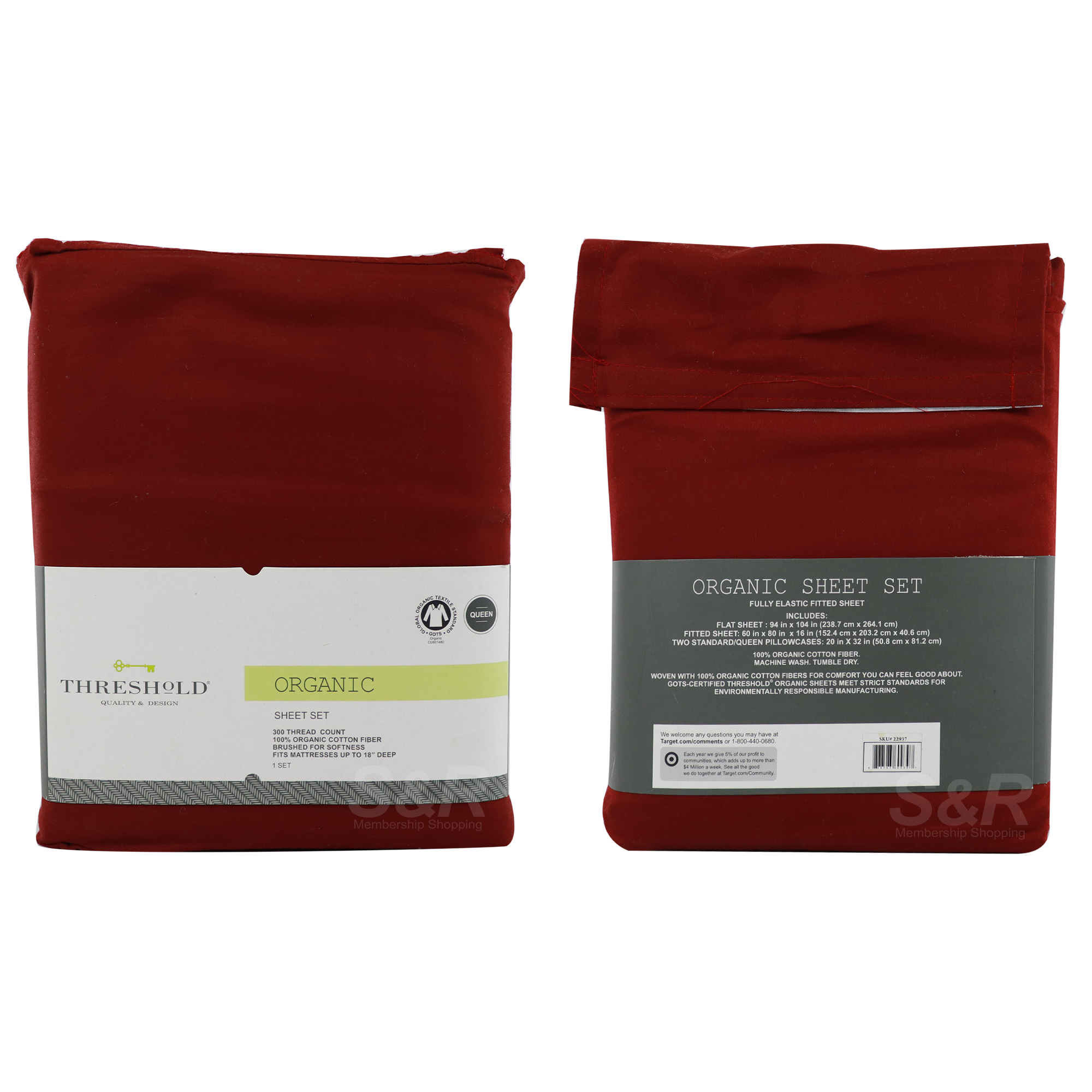 Threshold Organic Queen Sheet 1 set