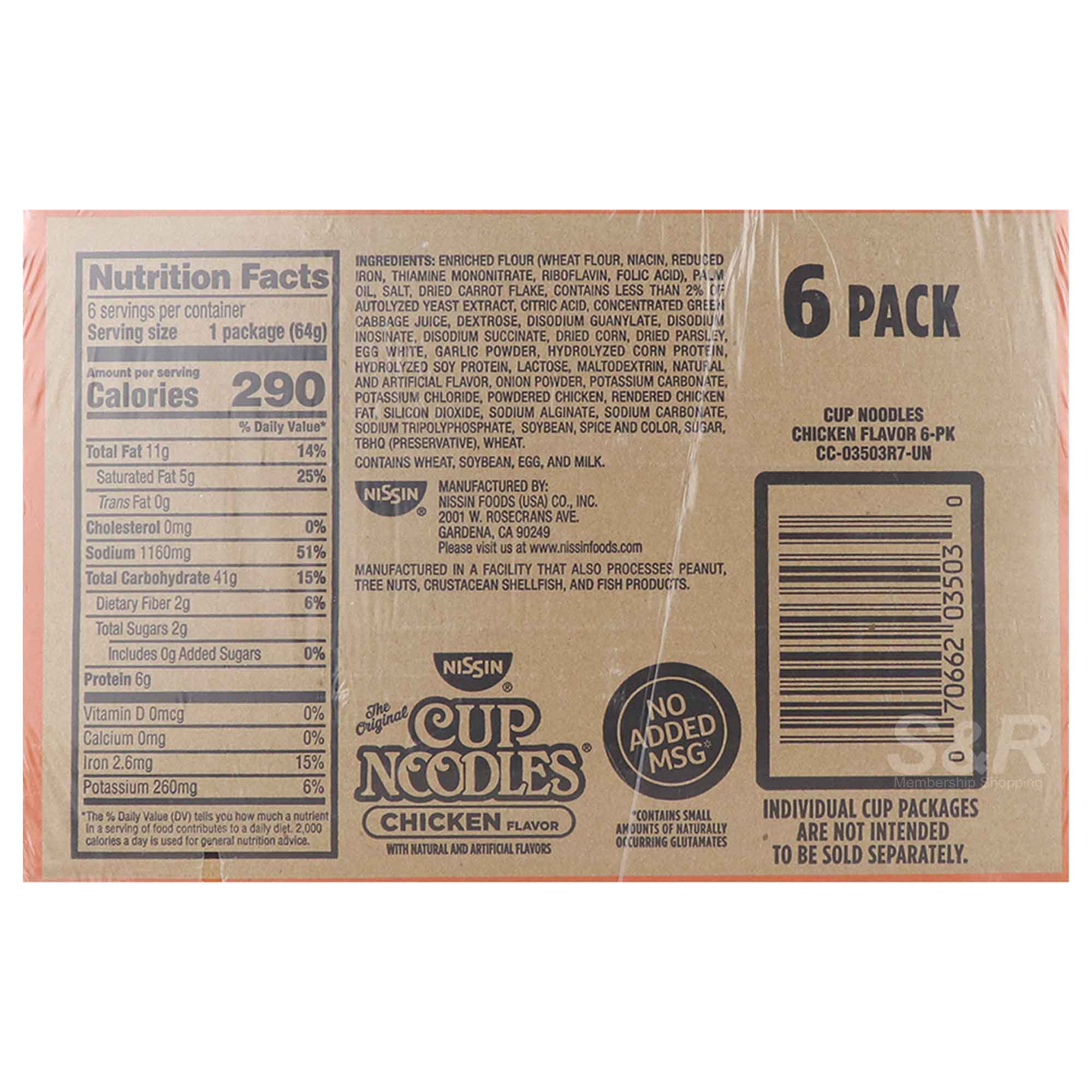 Nissin The Original Cup Noodles