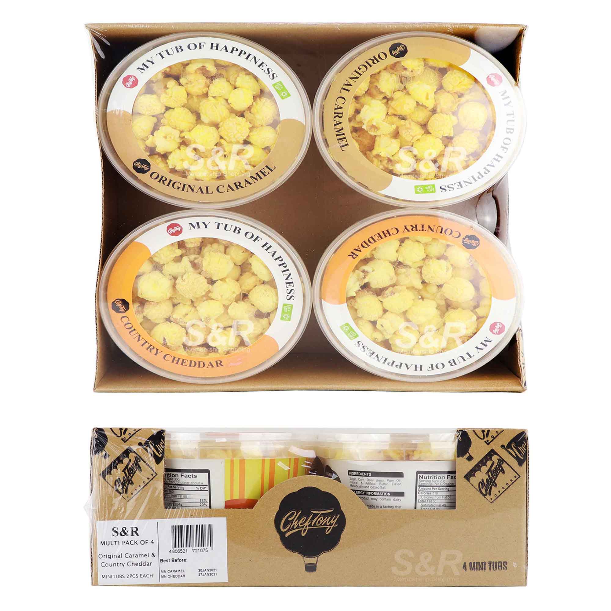 Chef Tony 4 Mini Tubs Original