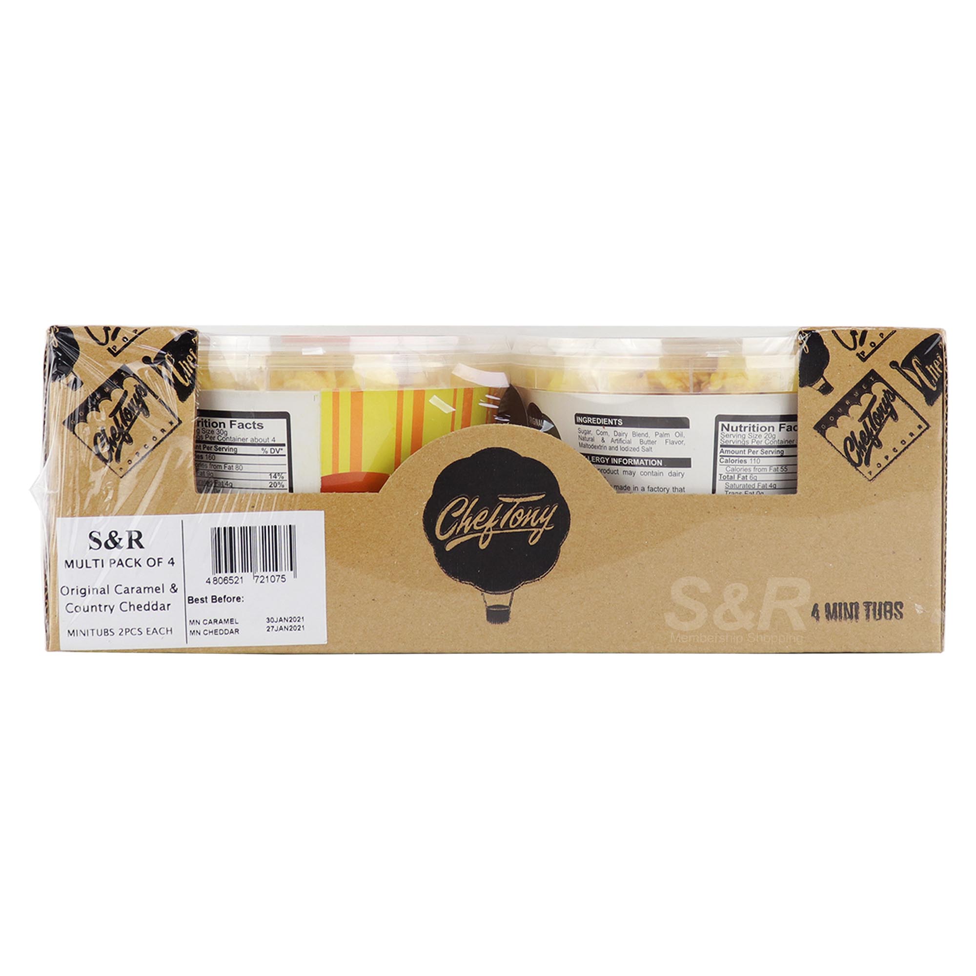 Chef Tony 4 Mini Tubs Original