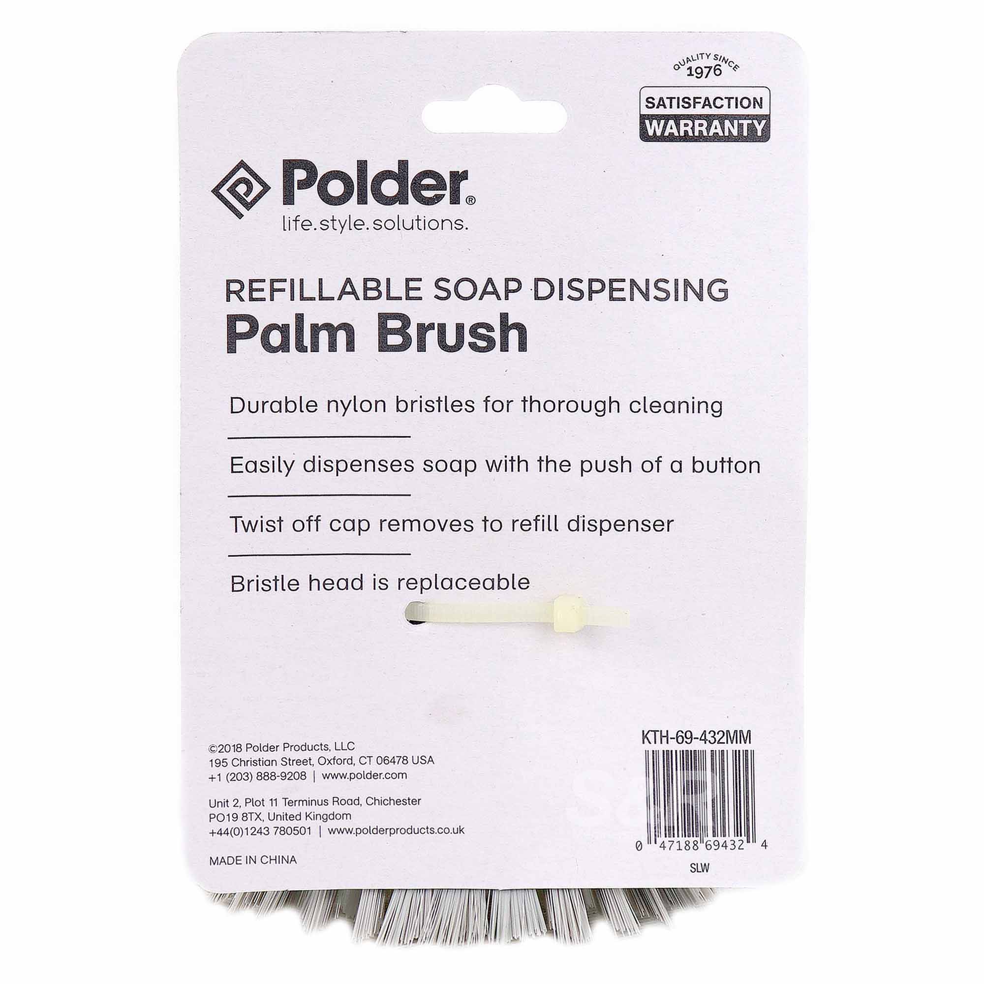 Soap Dispensing Palm Brush – Polder Products