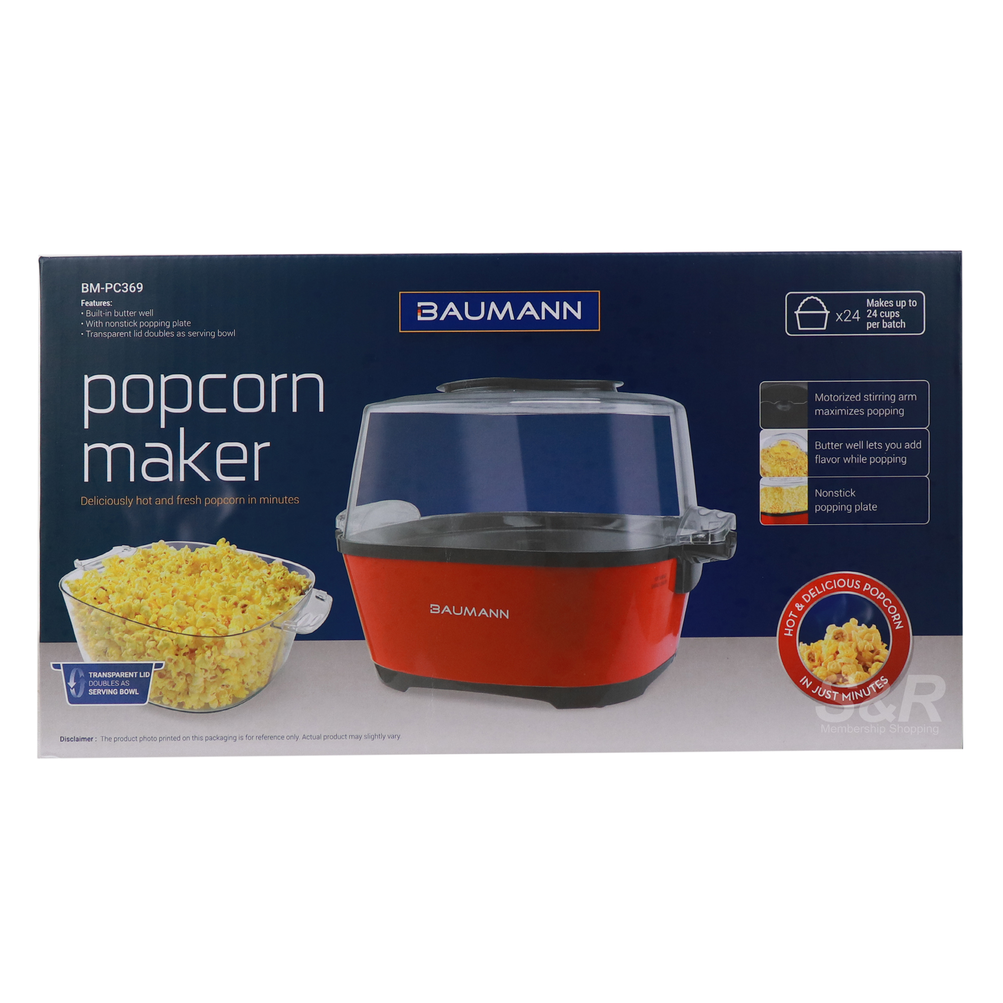 Baumann Living Popcorn Maker