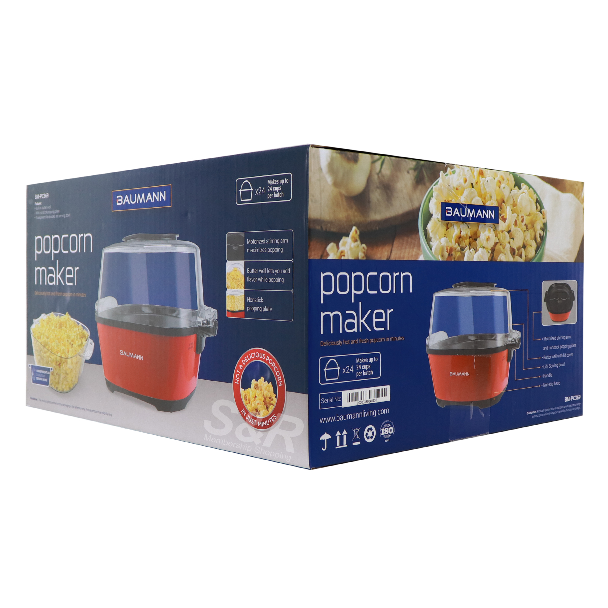 Baumann Living Popcorn Maker