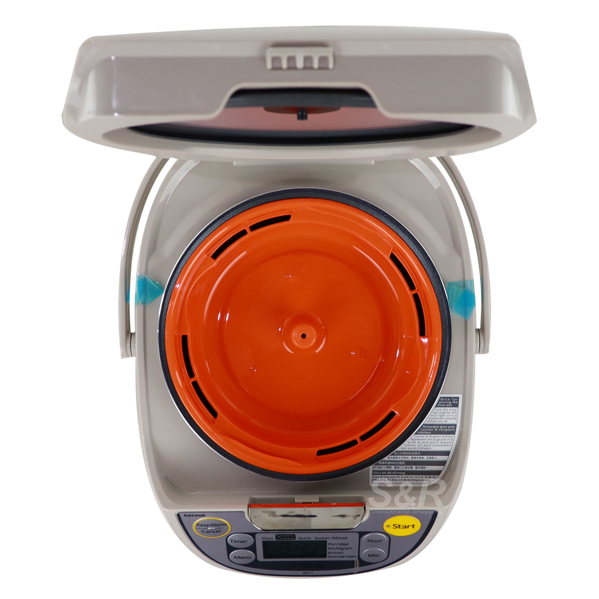 Tiger Tacook Rice Cooker/Warmer JVBS10