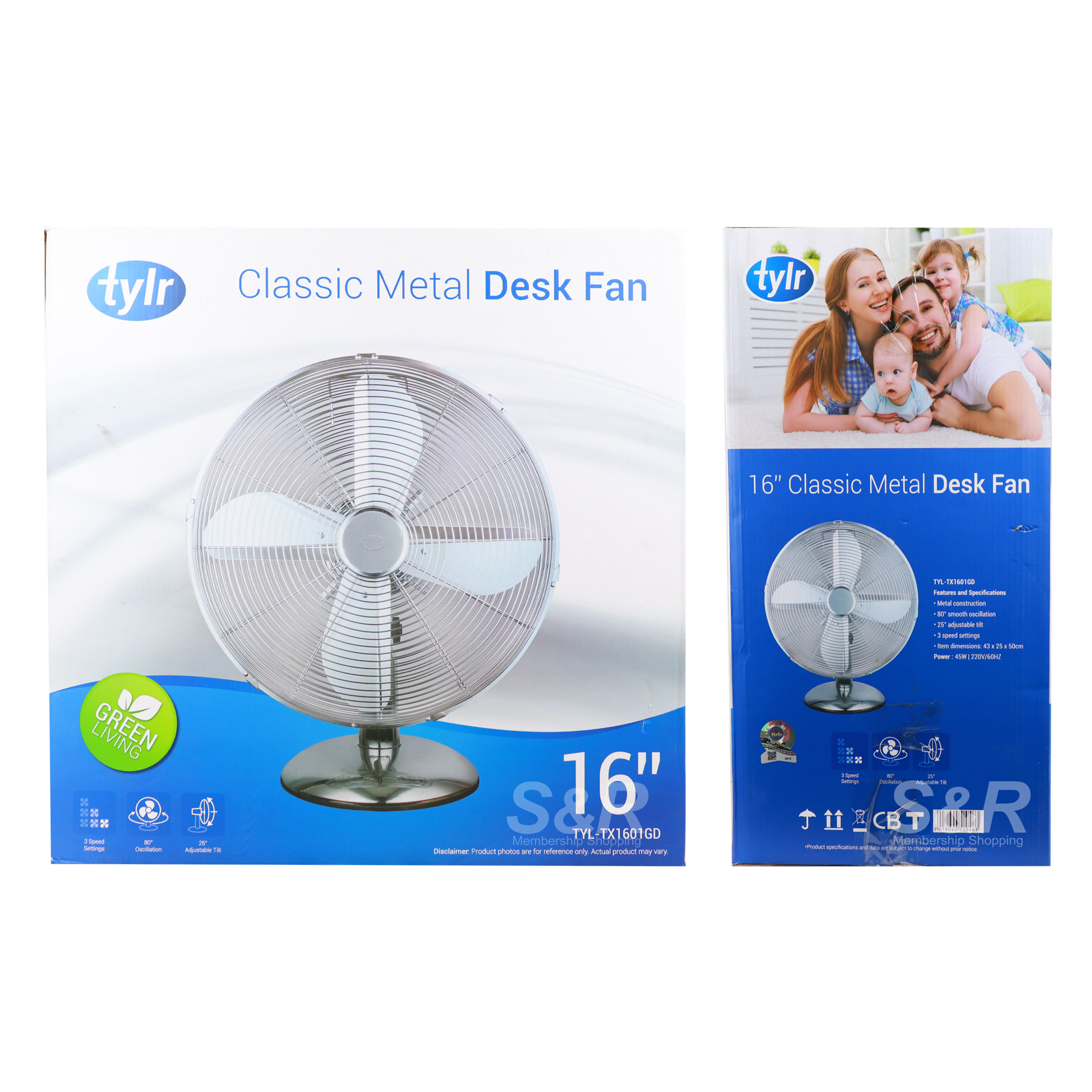 Tylr Desk Fan