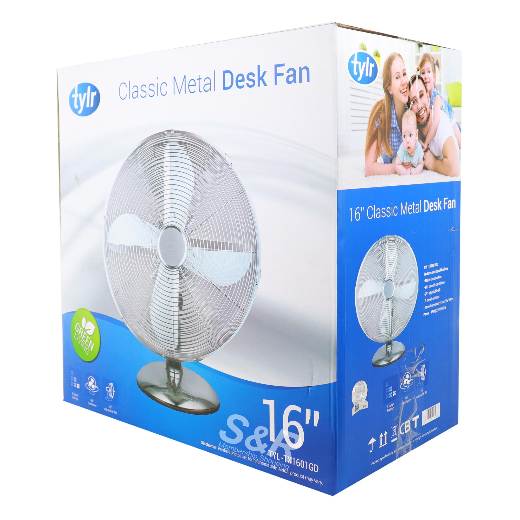 Tylr Desk Fan