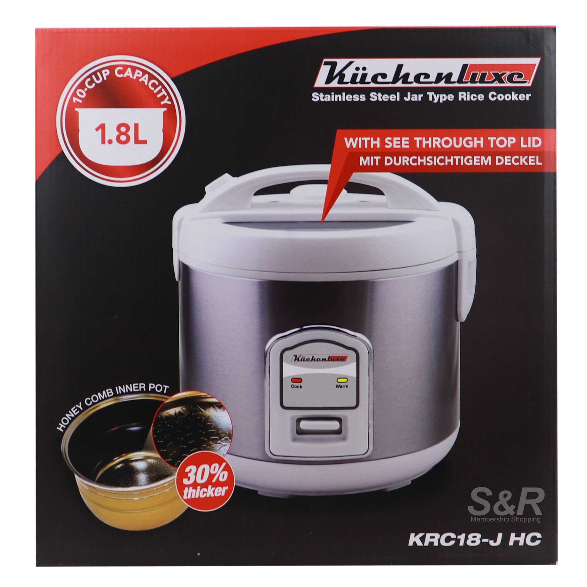 Kuchenluxe Electric Rice Cooker
