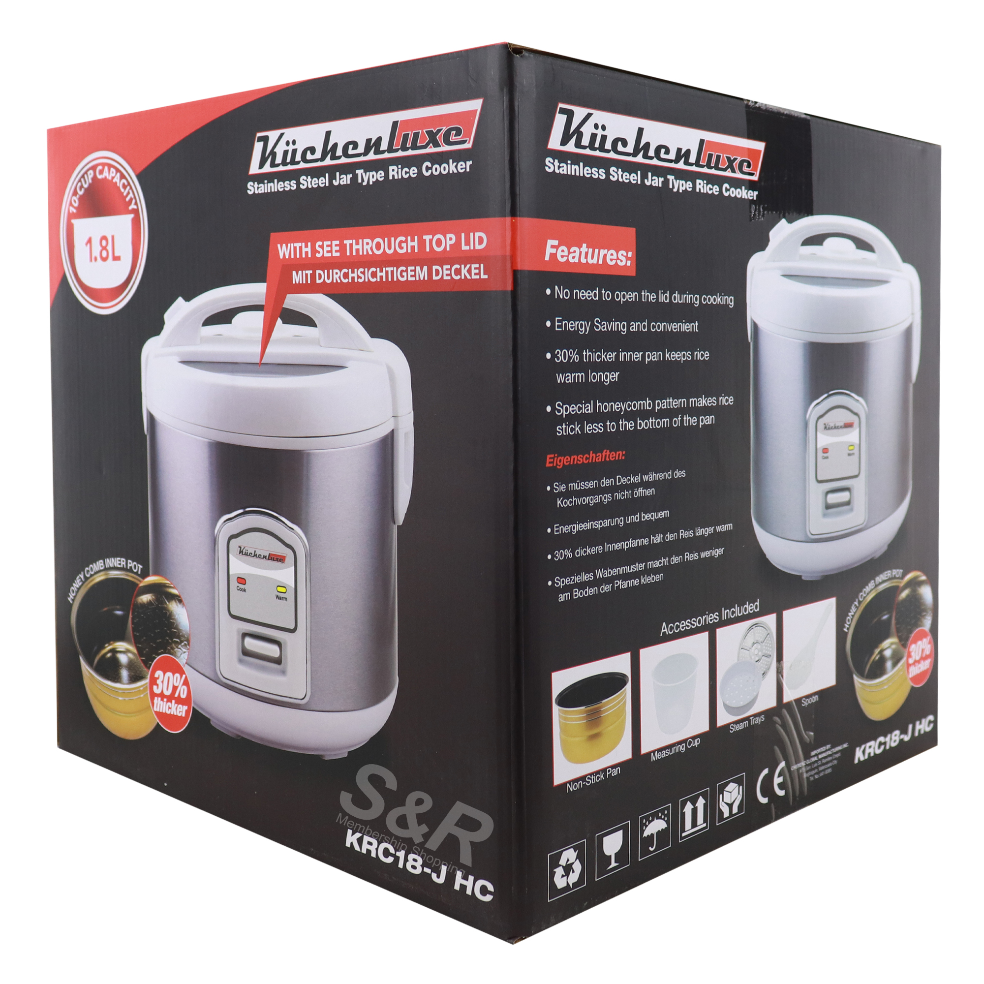 Kuchenluxe Electric Rice Cooker
