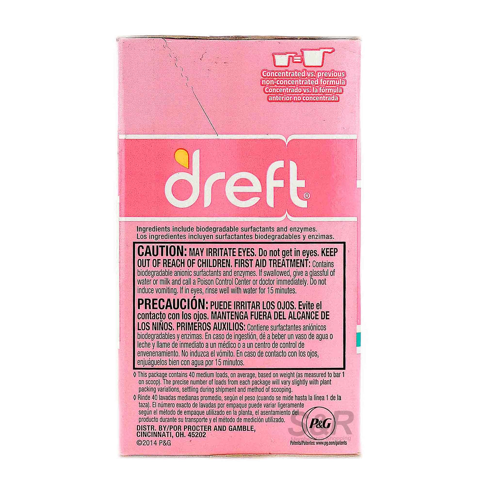 Dreft Stage 1 Newborn Powder Detergent 1.52kg