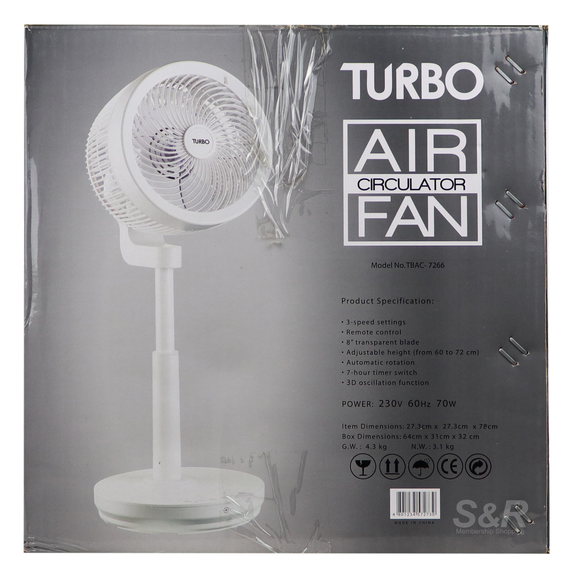 Turbo Air Circulator Fan