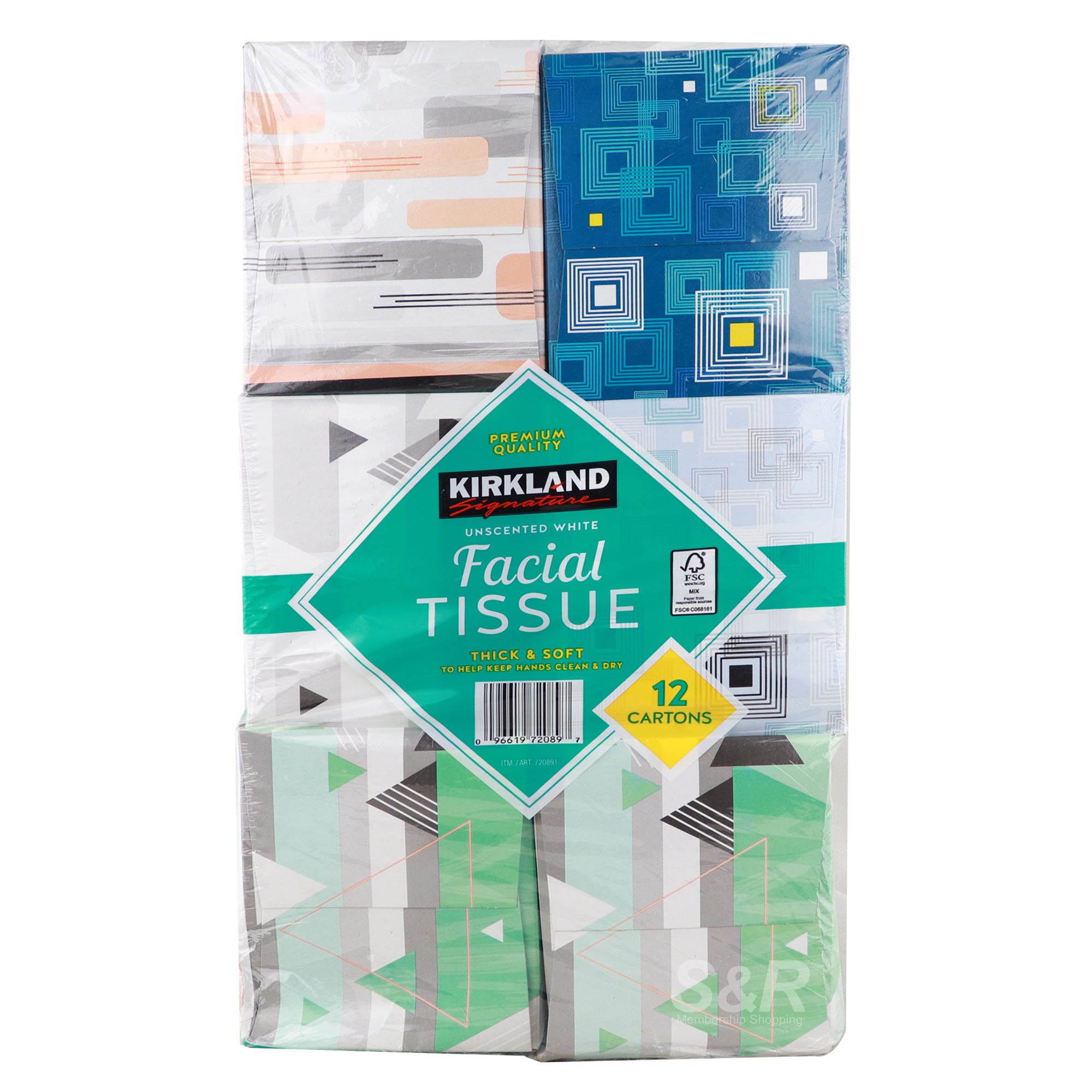 Kirkland Signature 2ply Facial Tissue 12 packs