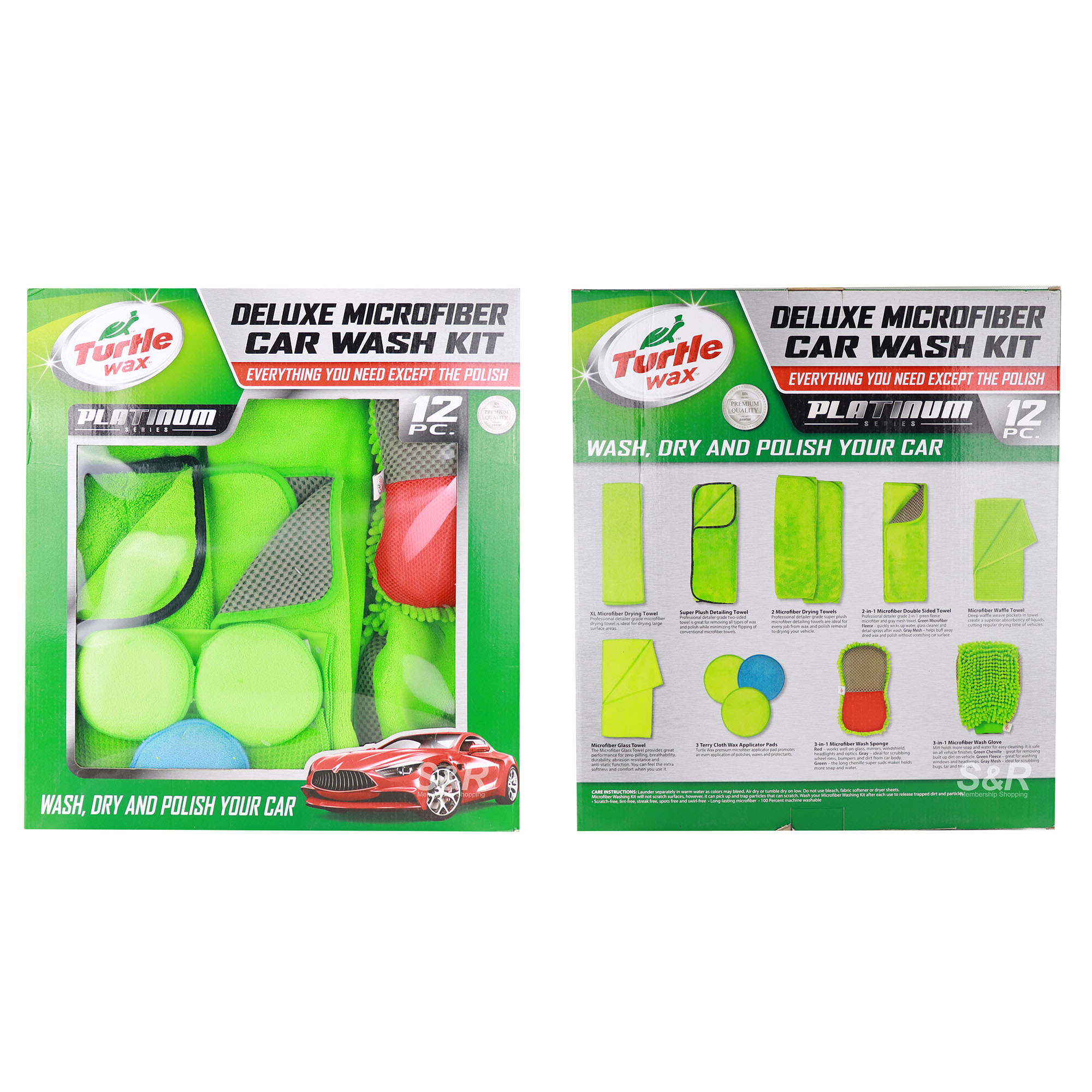 Turtle Wax Deluxe Car Wash Kit 1 set