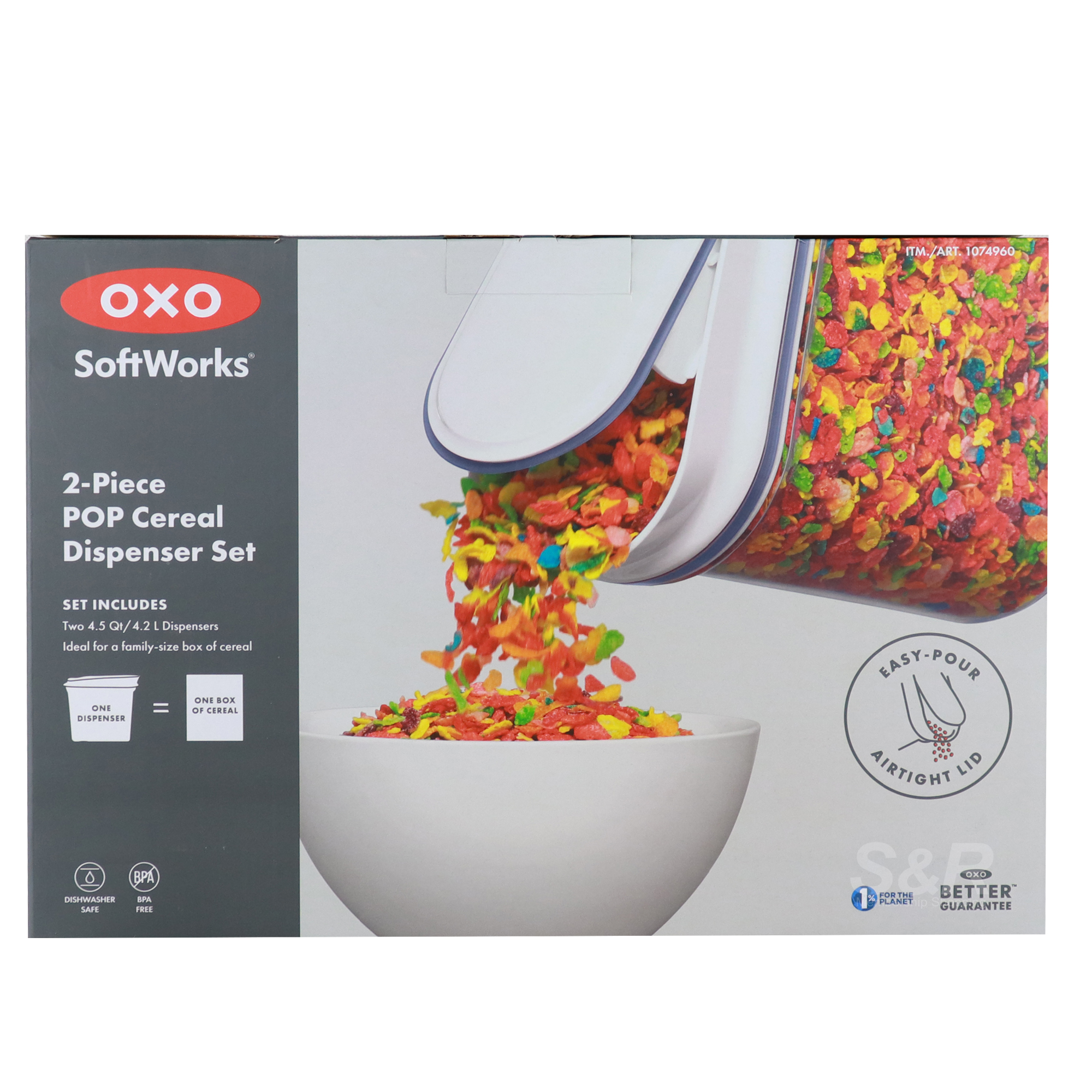 Oxo Cereal Dispenser 2pcs